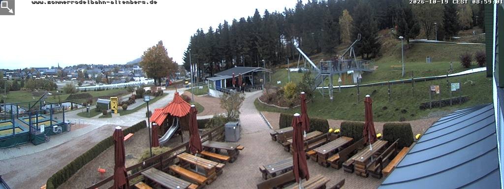 Archiv Foto Altenberg: Webcam Sommerrodelbahn