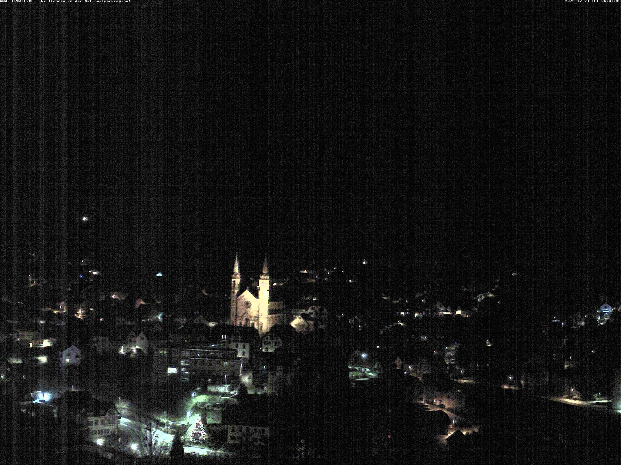 Archiv Foto Webcam Blick auf Forbach im Nordschwarzwald