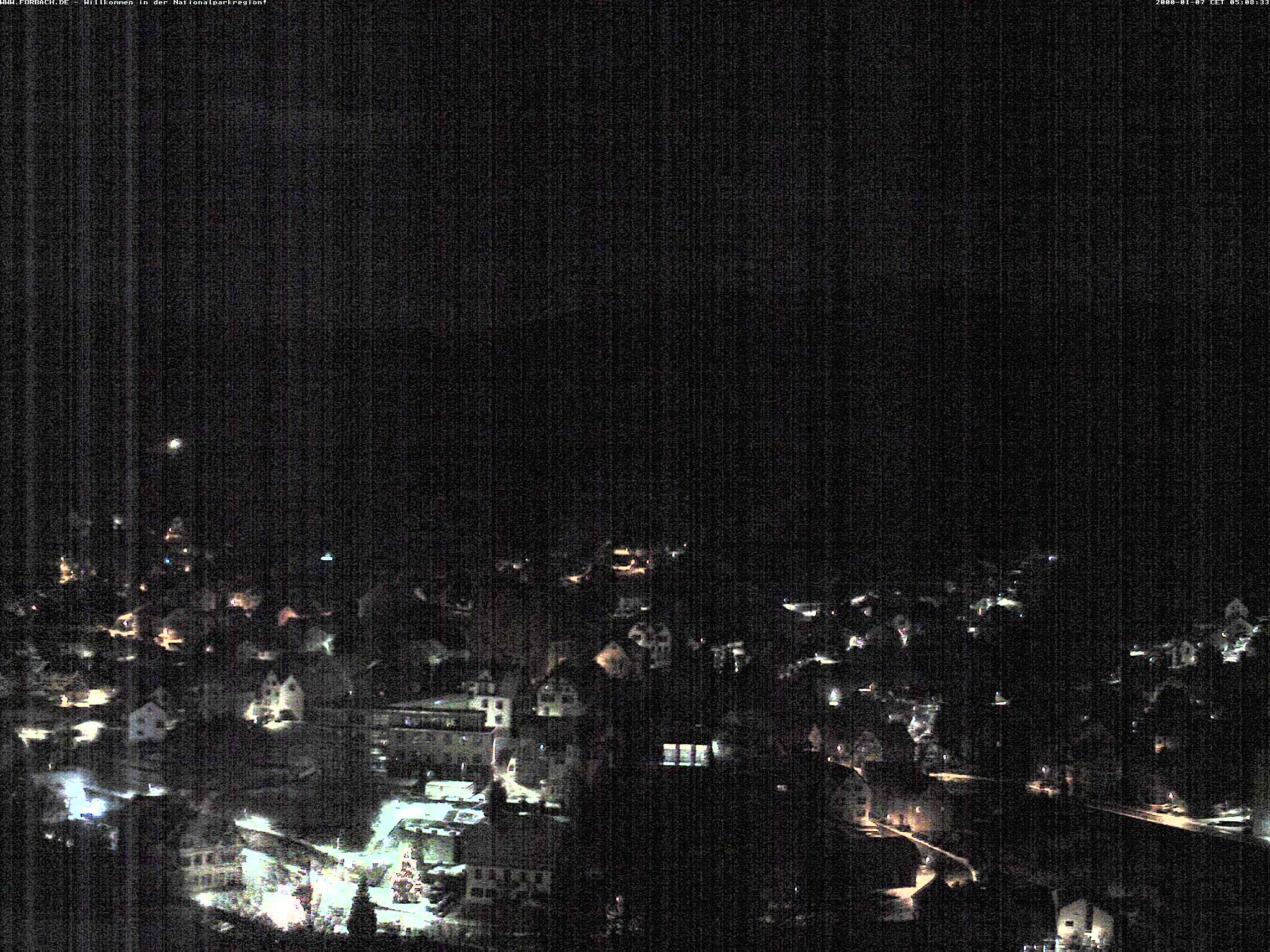 Archiv Foto Webcam Blick auf Forbach im Nordschwarzwald