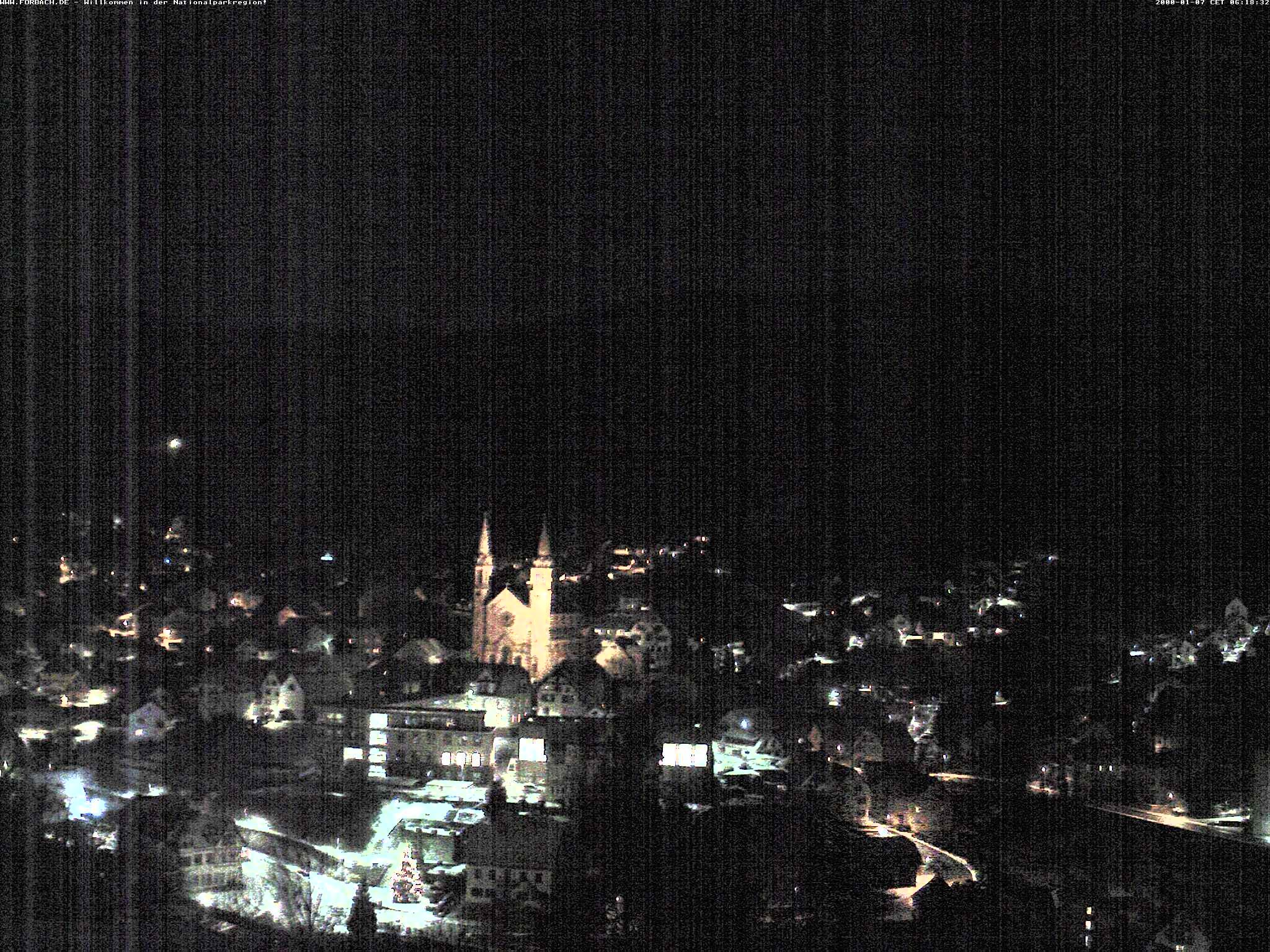 Archiv Foto Webcam Blick auf Forbach im Nordschwarzwald