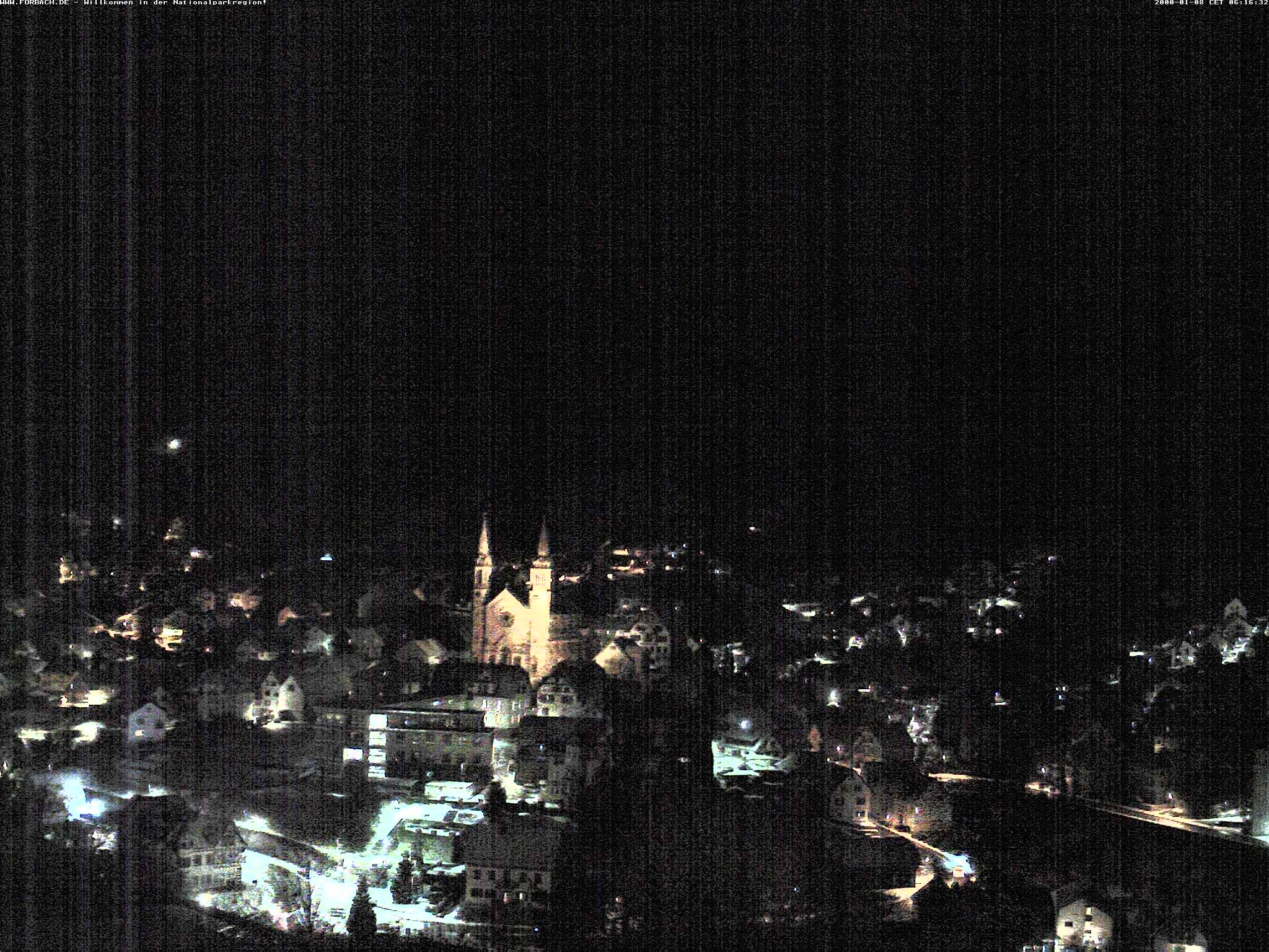 Archiv Foto Webcam Blick auf Forbach im Nordschwarzwald