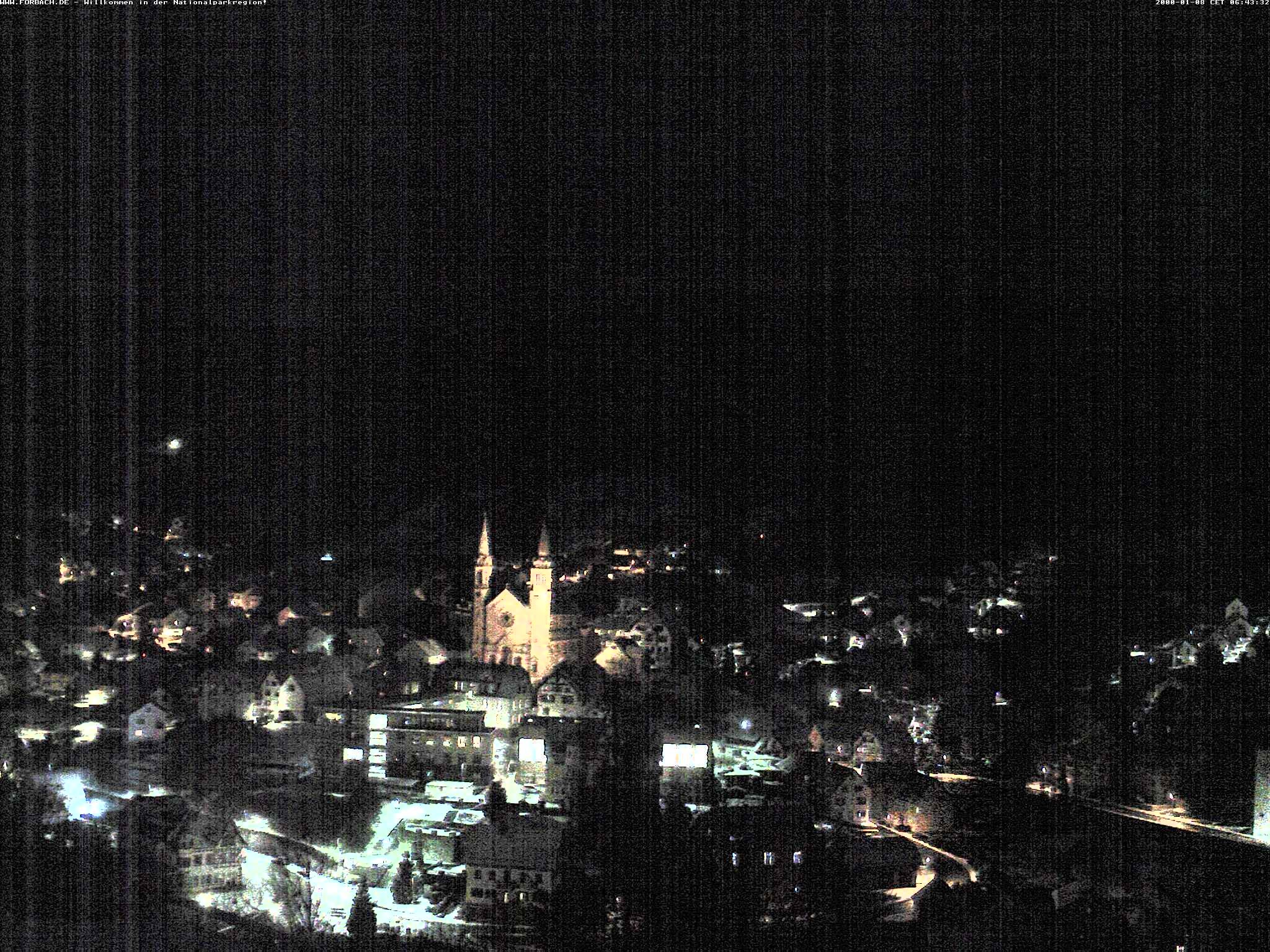 Archiv Foto Webcam Blick auf Forbach im Nordschwarzwald