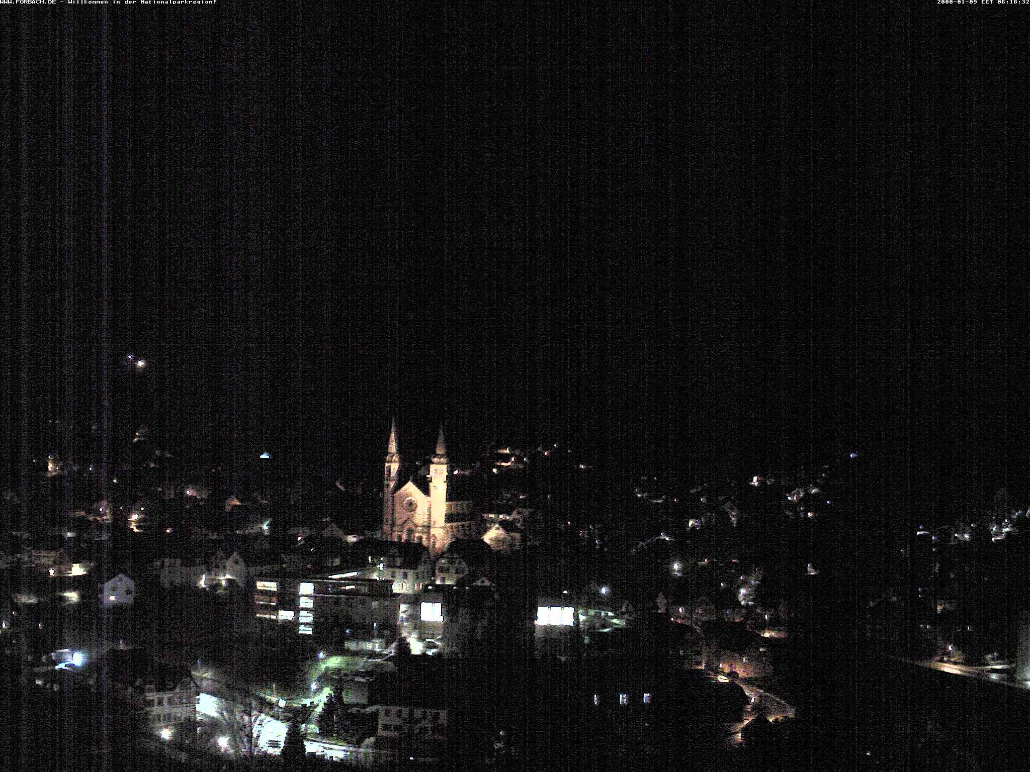 Archiv Foto Webcam Blick auf Forbach im Nordschwarzwald
