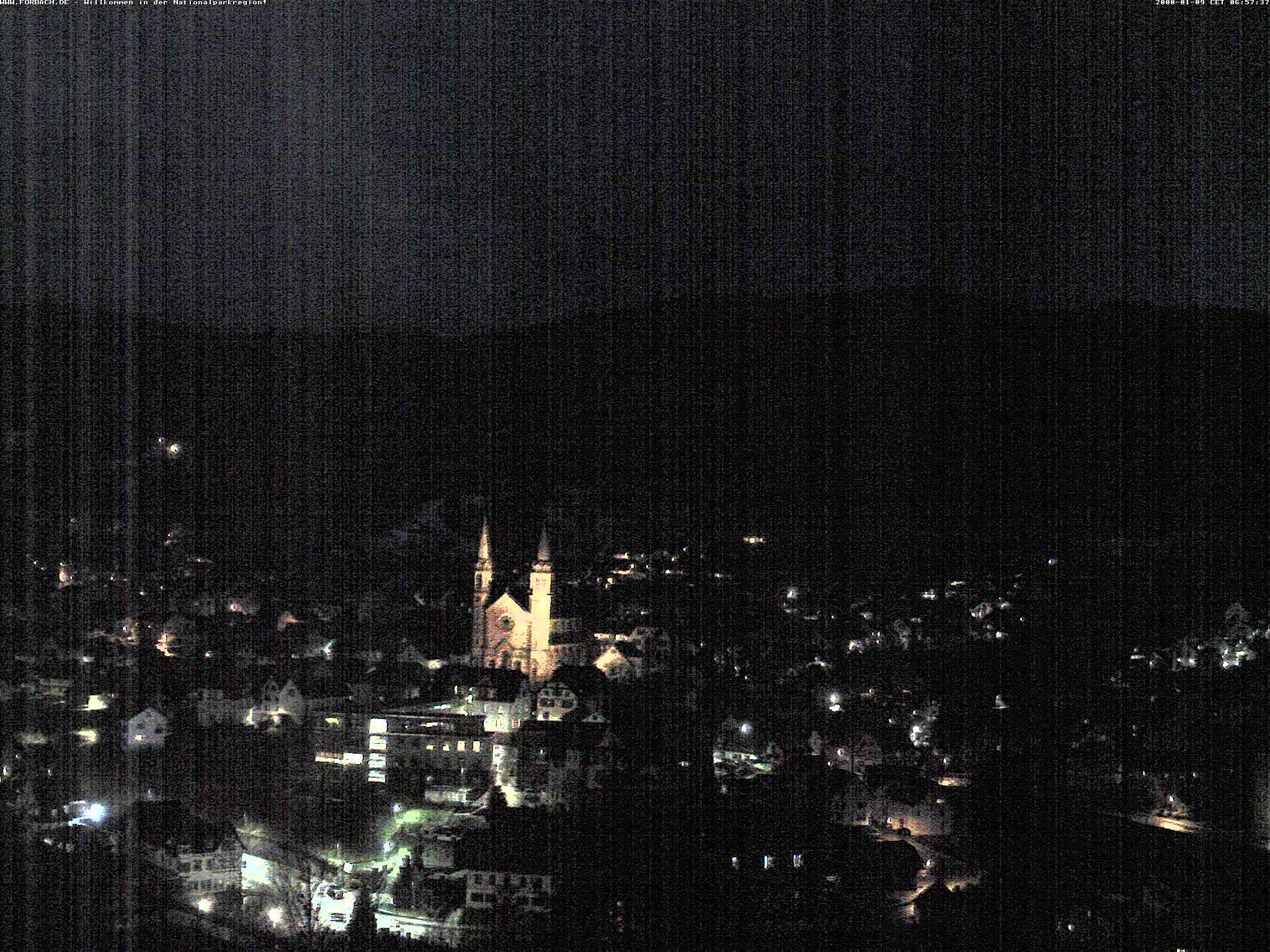 Archiv Foto Webcam Blick auf Forbach im Nordschwarzwald