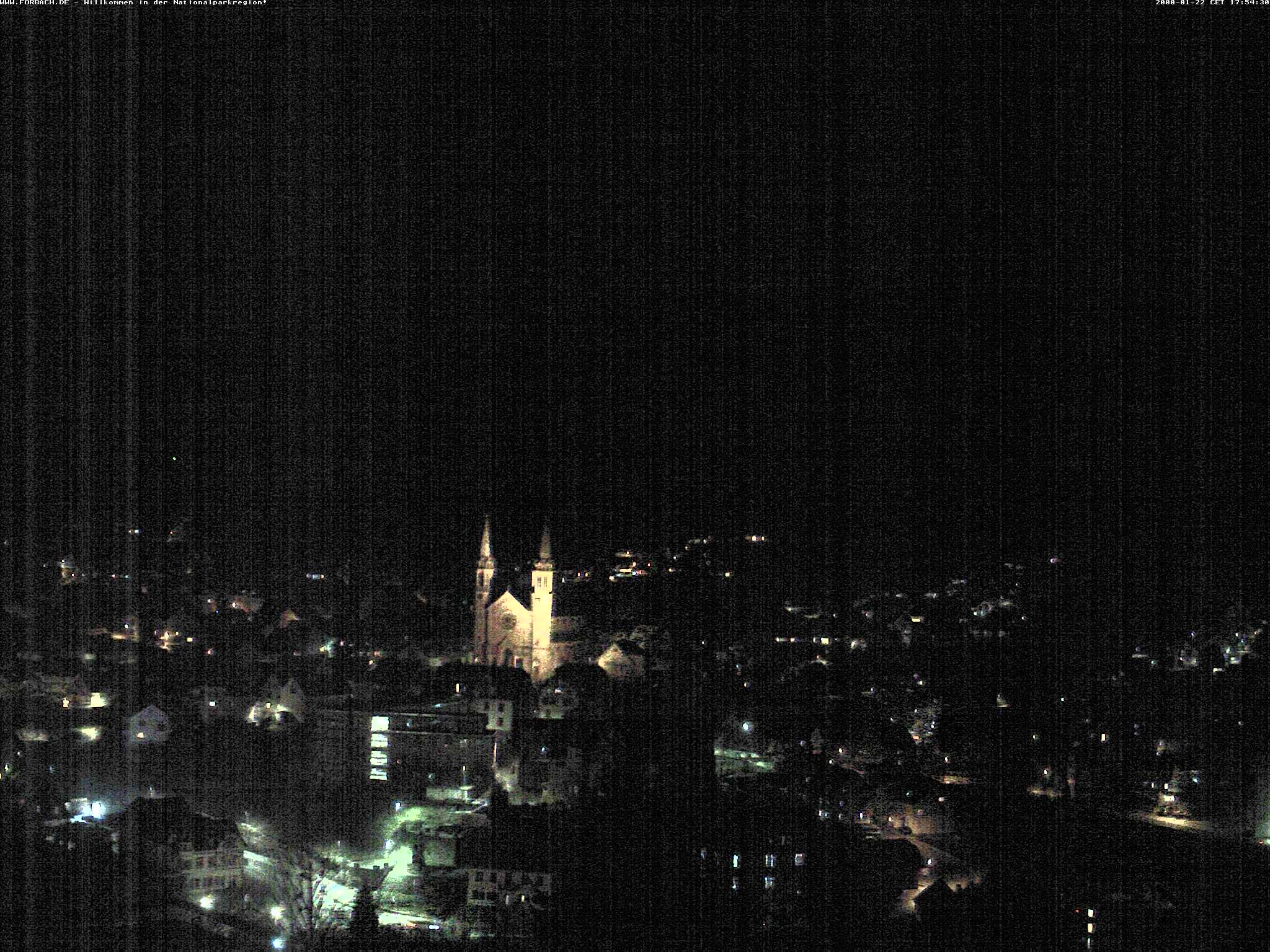 Archiv Foto Webcam Blick auf Forbach im Nordschwarzwald