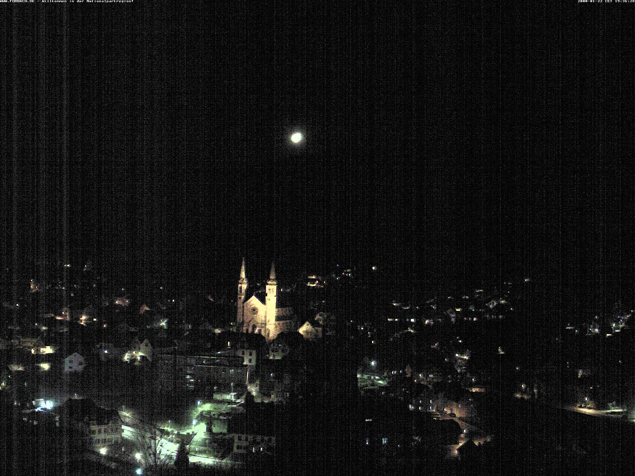 Archiv Foto Webcam Blick auf Forbach im Nordschwarzwald