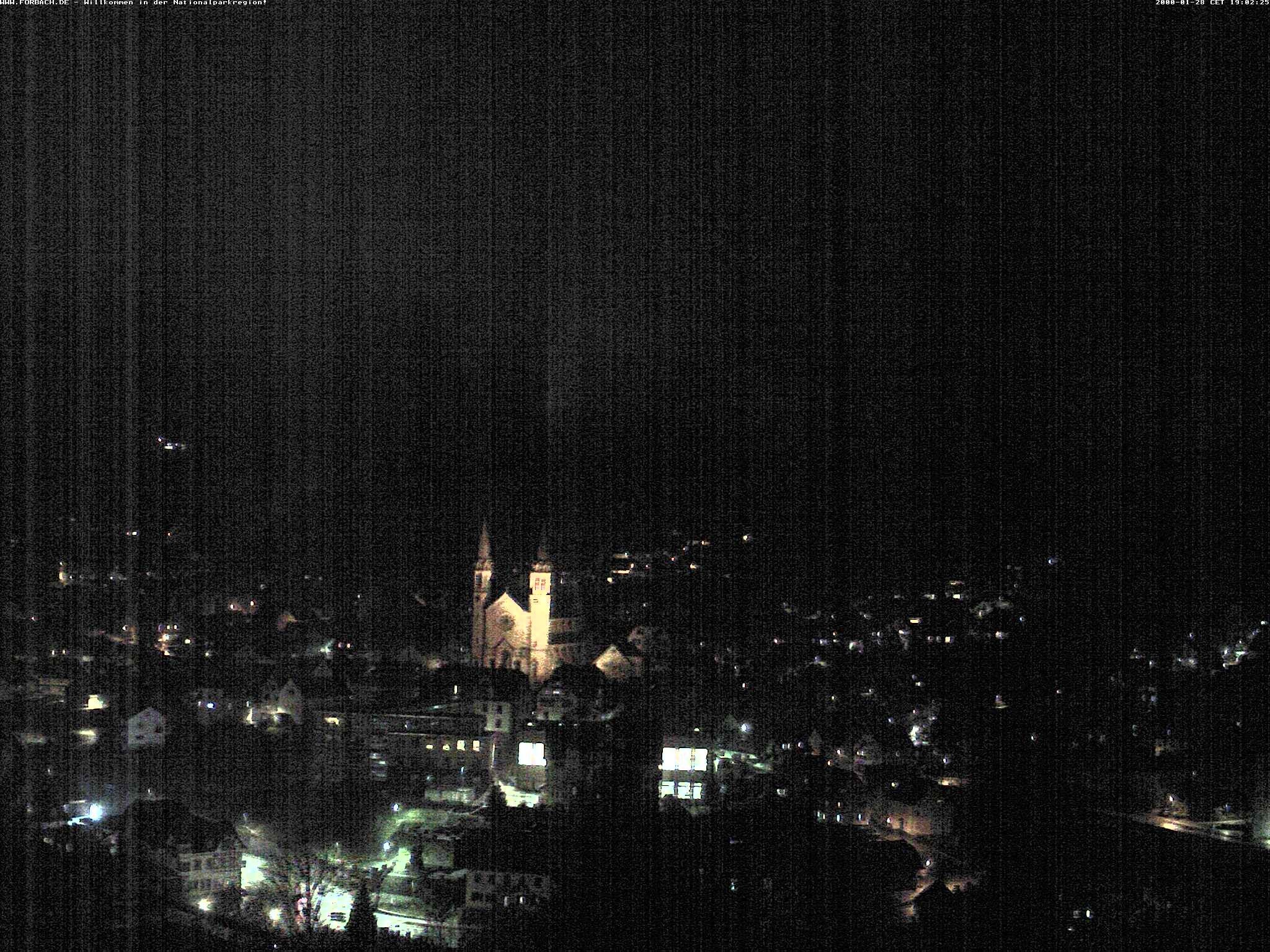 Archiv Foto Webcam Blick auf Forbach im Nordschwarzwald