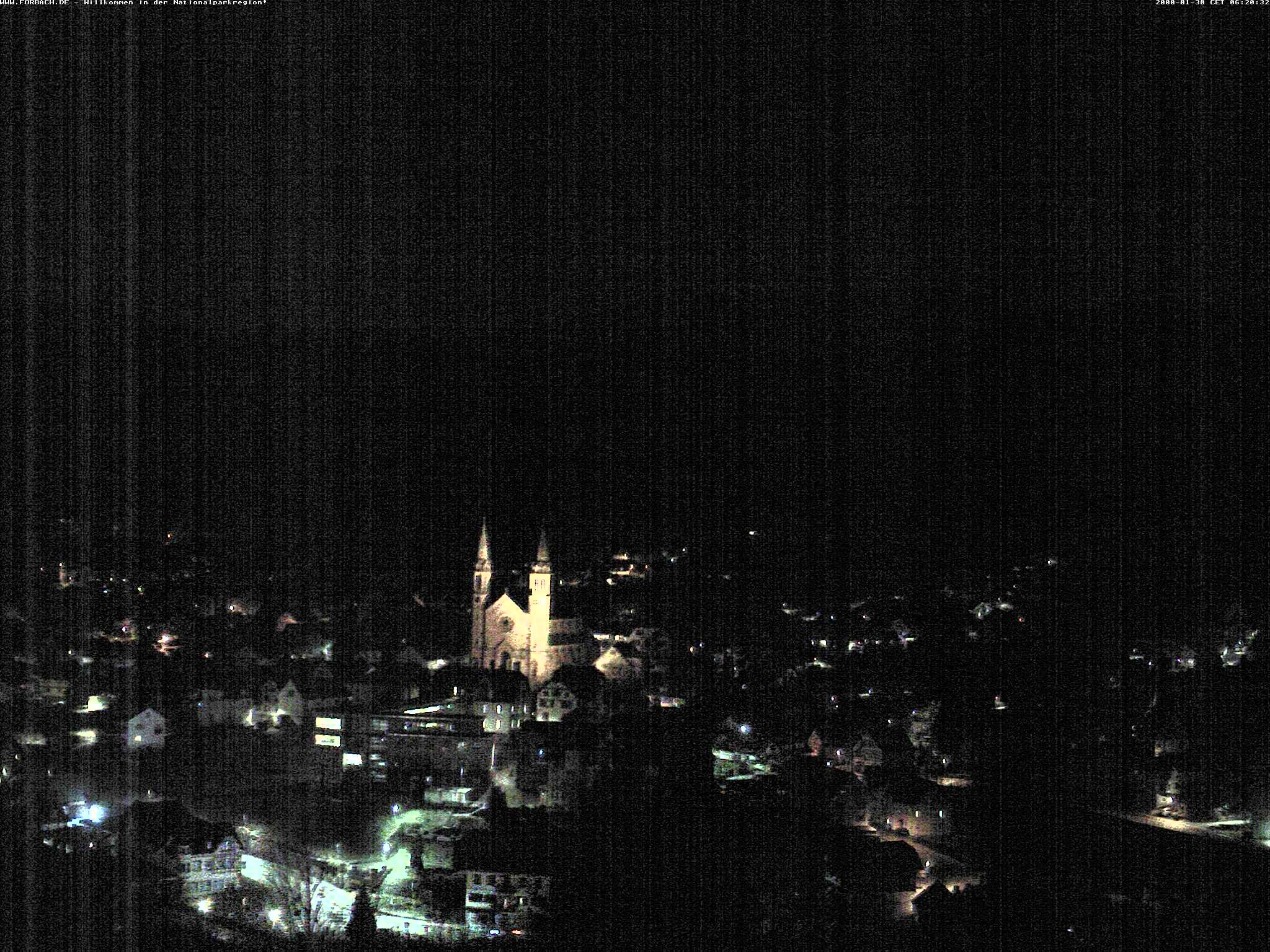 Archiv Foto Webcam Blick auf Forbach im Nordschwarzwald