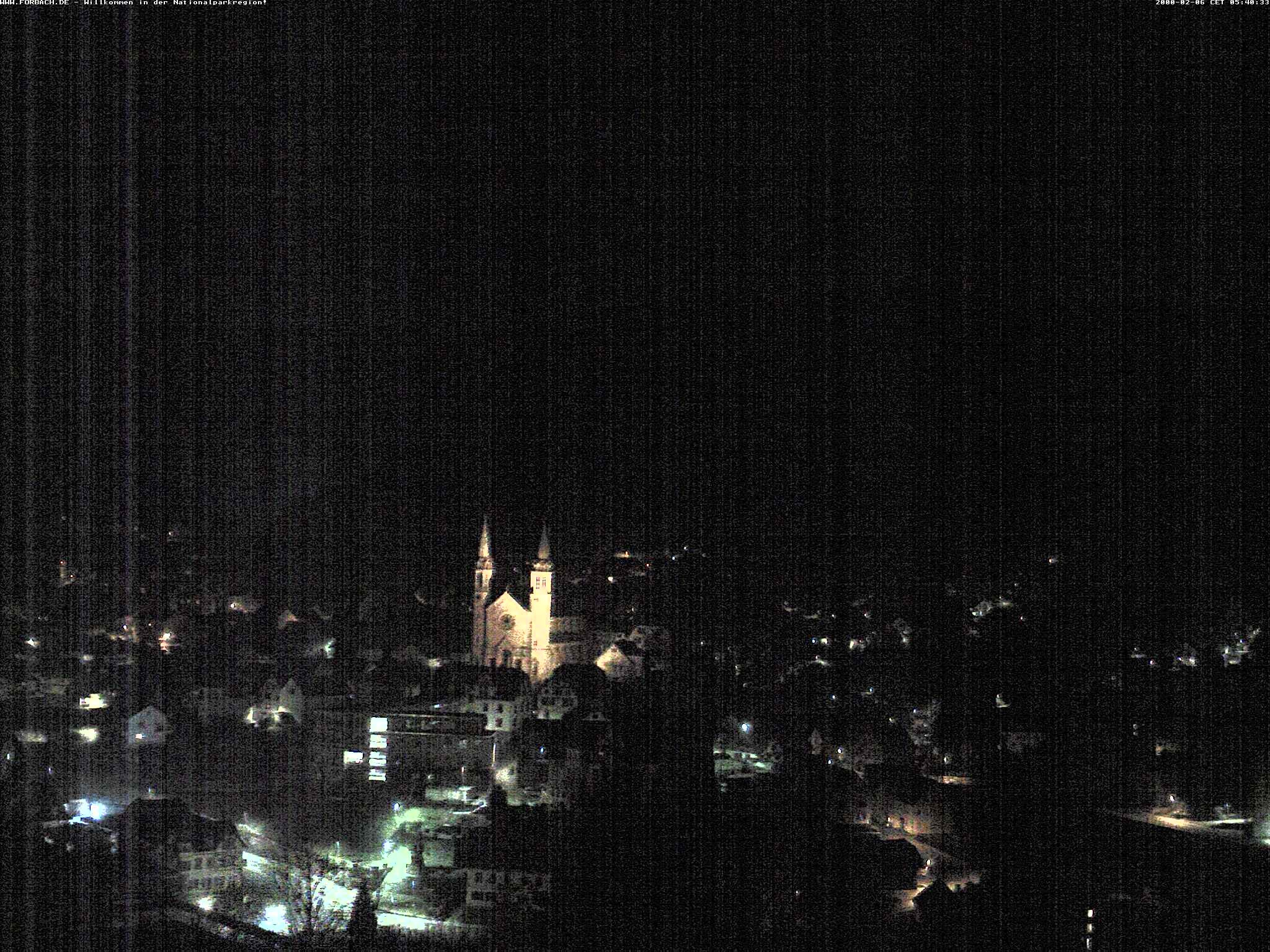 Archiv Foto Webcam Blick auf Forbach im Nordschwarzwald