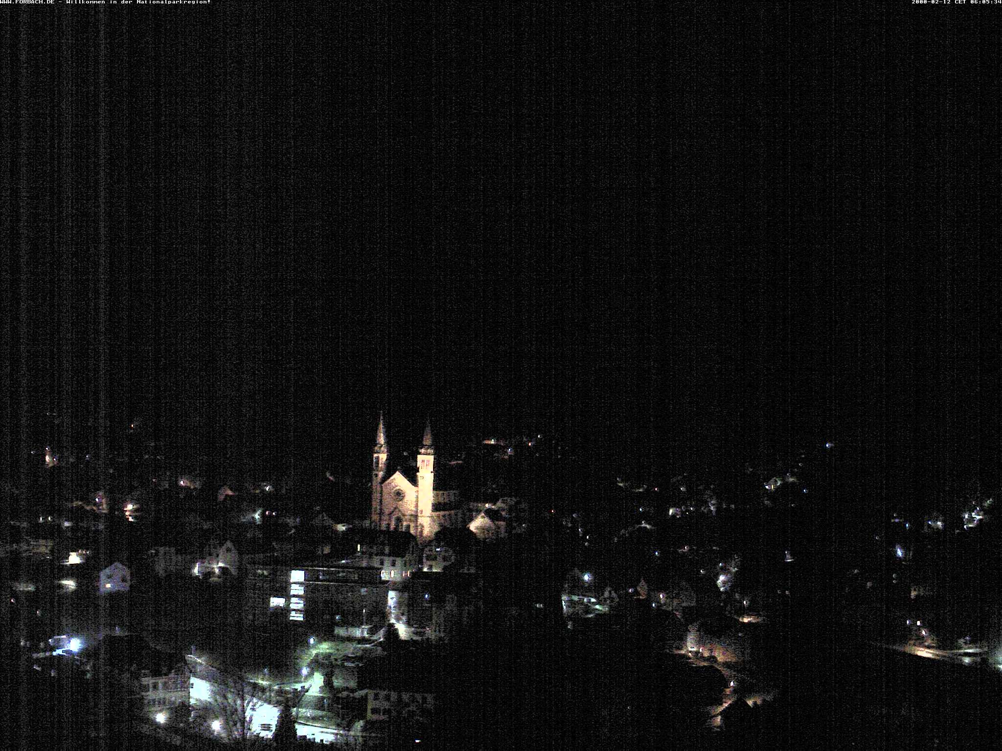 Archiv Foto Webcam Blick auf Forbach im Nordschwarzwald