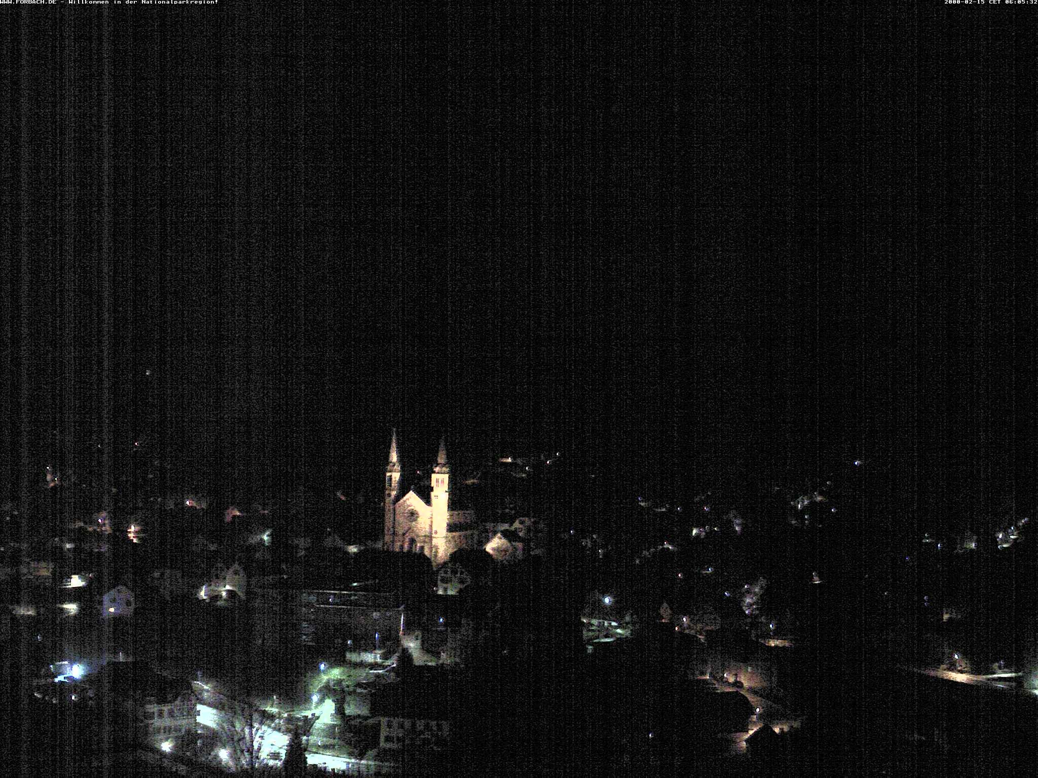 Archiv Foto Webcam Blick auf Forbach im Nordschwarzwald