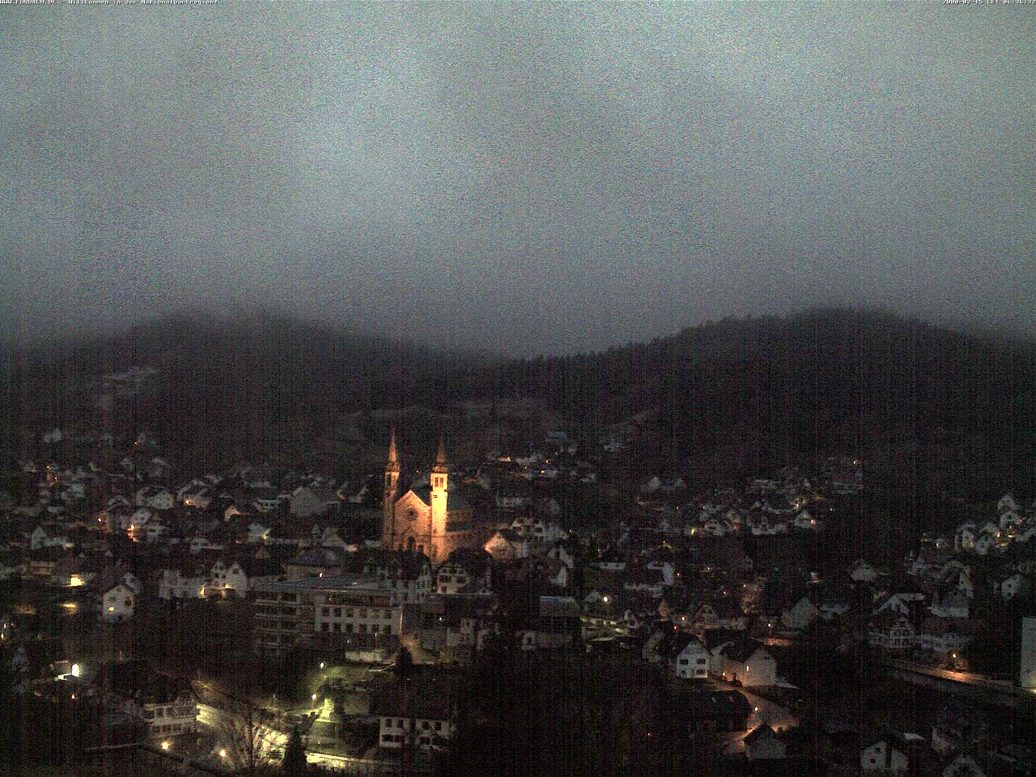 Archiv Foto Webcam Blick auf Forbach im Nordschwarzwald