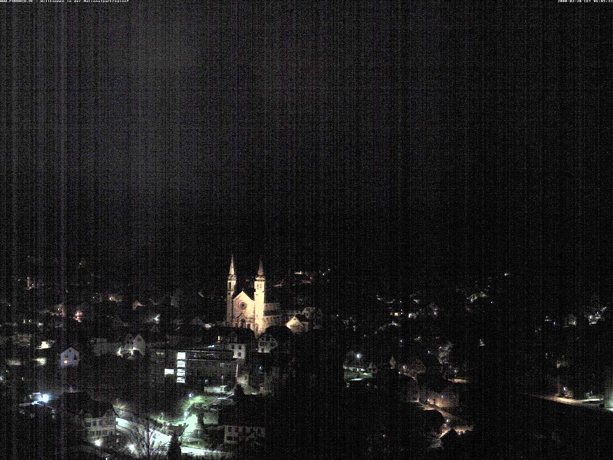 Archiv Foto Webcam Blick auf Forbach im Nordschwarzwald