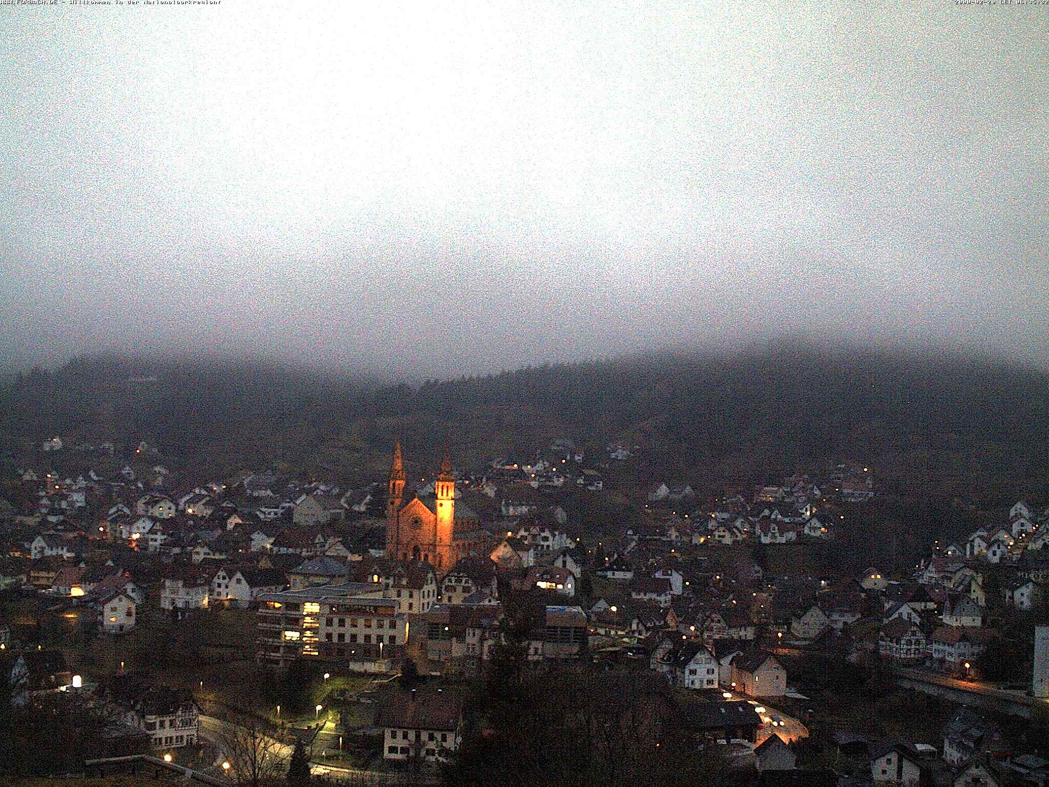 Archiv Foto Webcam Blick auf Forbach im Nordschwarzwald