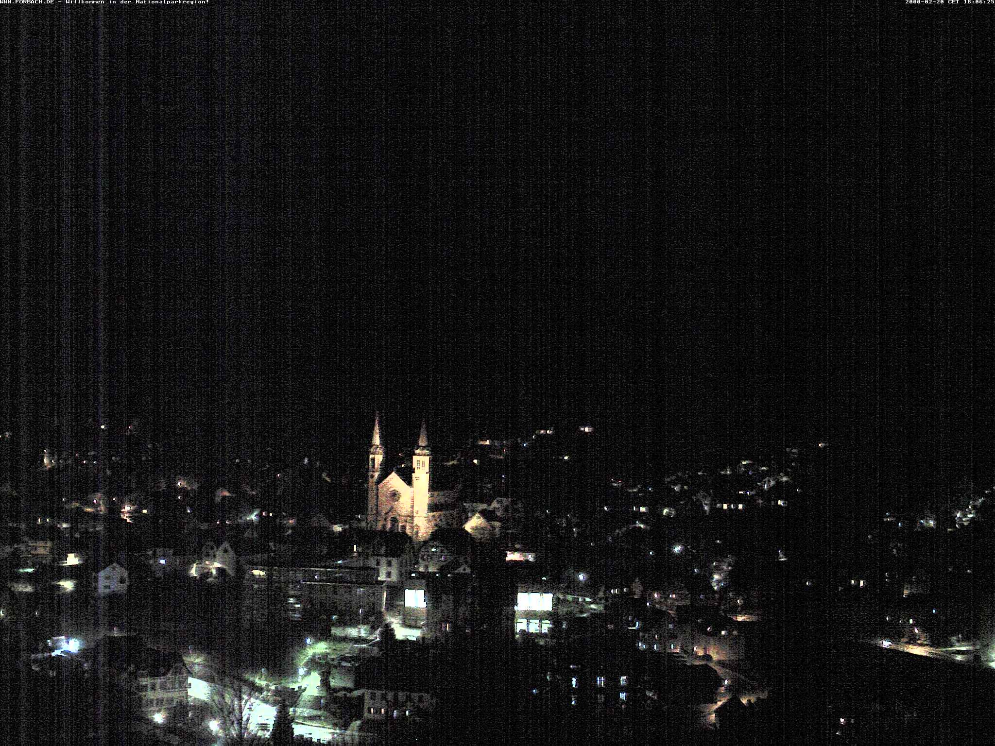 Archiv Foto Webcam Blick auf Forbach im Nordschwarzwald