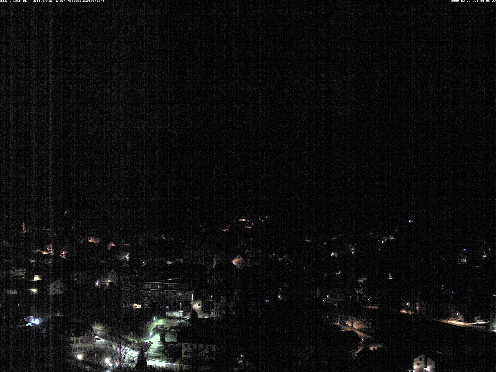 Archiv Foto Webcam Blick auf Forbach im Nordschwarzwald