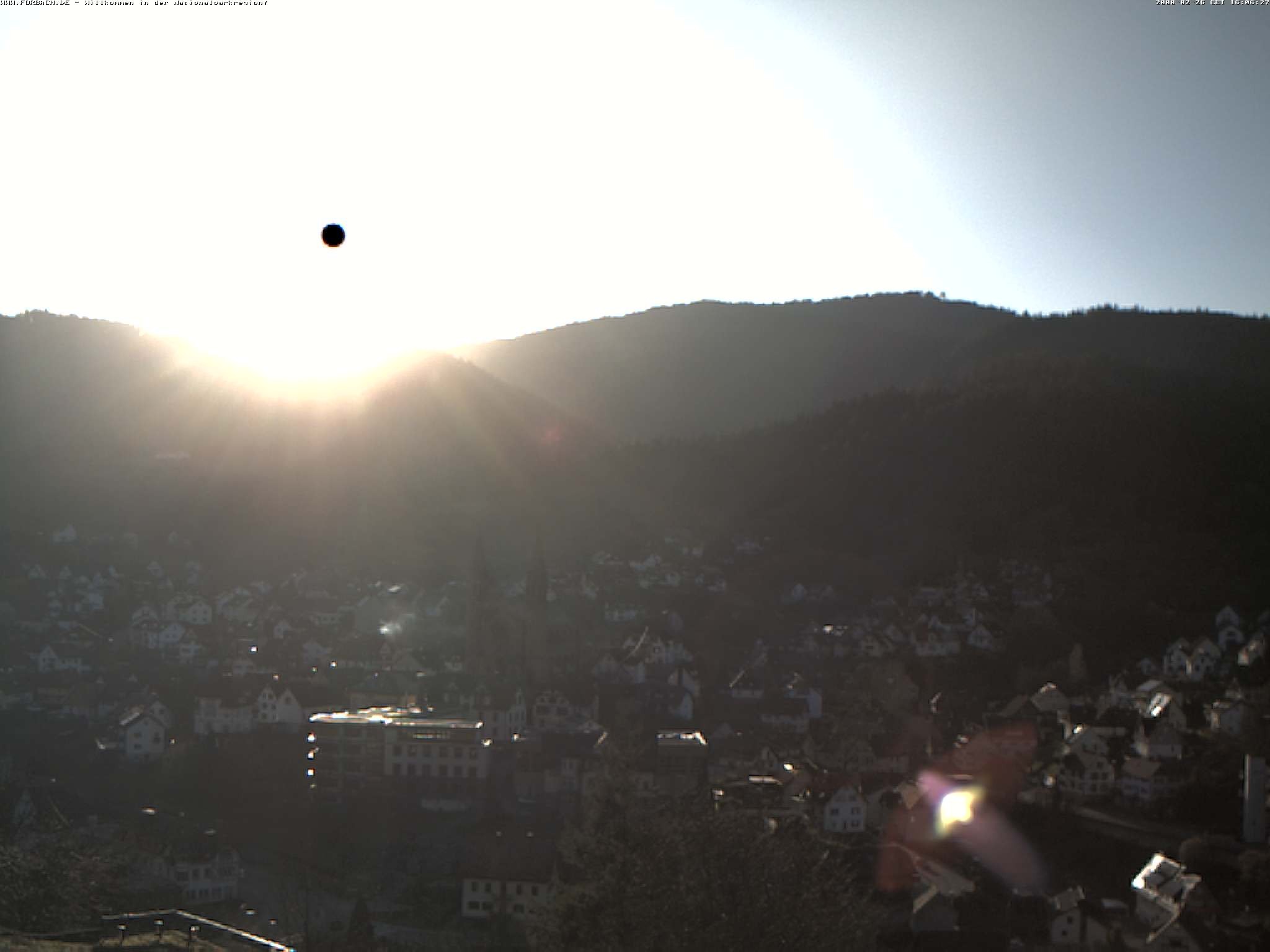 Archived image Webcam Forbach - Black Forest