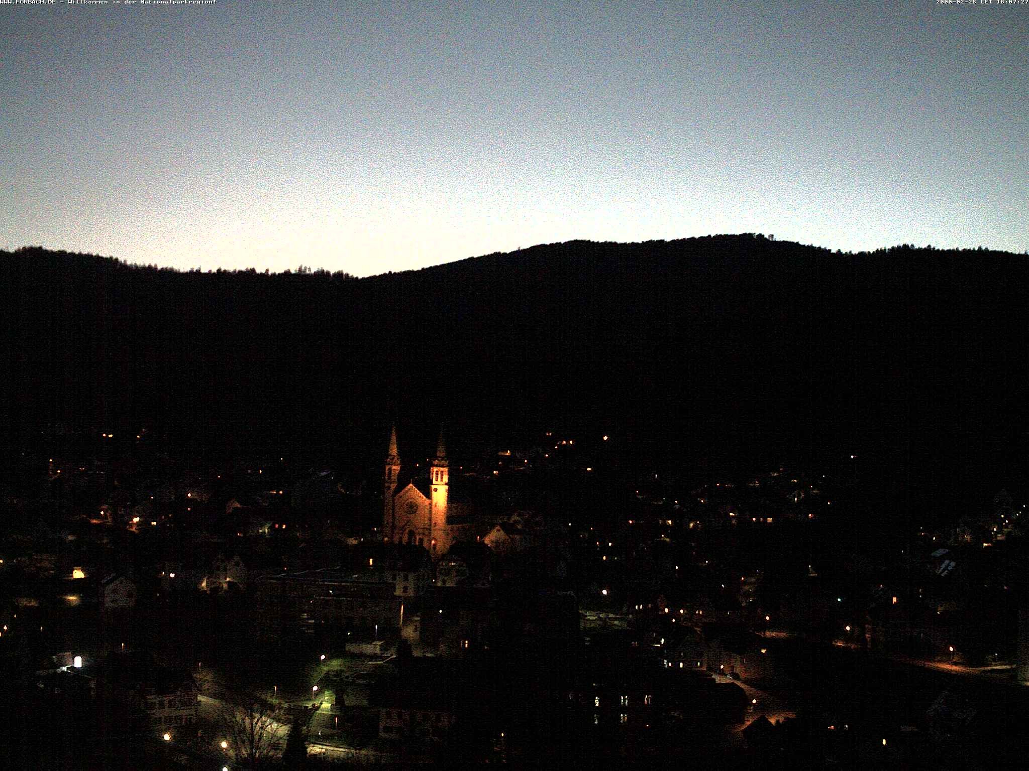 Archived image Webcam Forbach - Black Forest