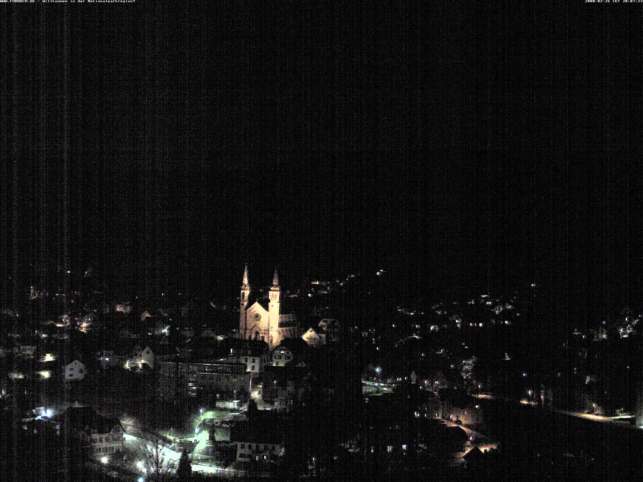Archived image Webcam Forbach - Black Forest
