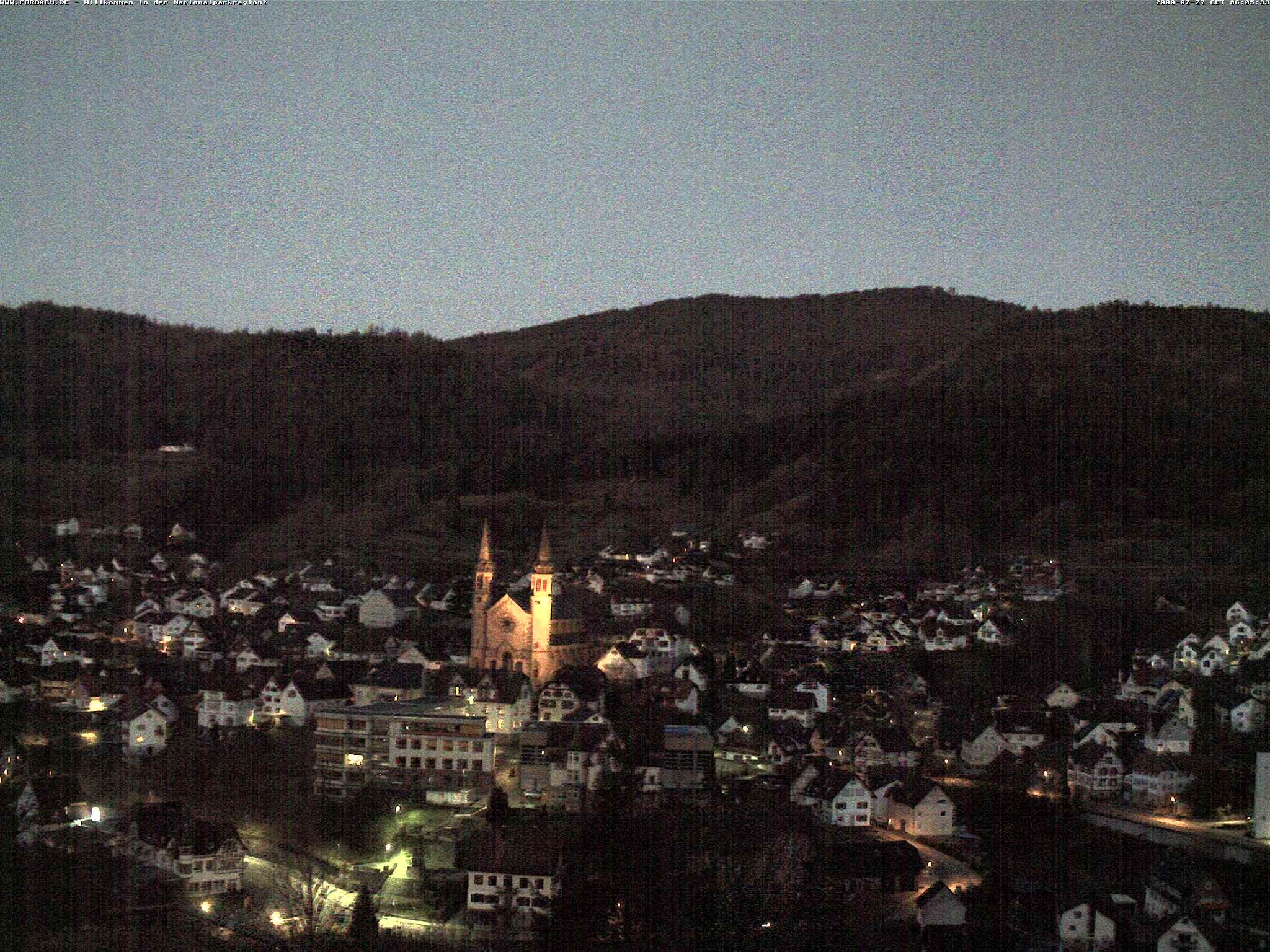 Archived image Webcam Forbach - Black Forest