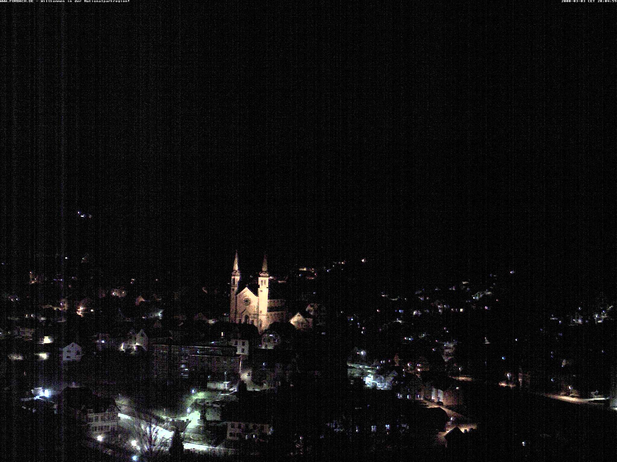 Archiv Foto Webcam Blick auf Forbach im Nordschwarzwald