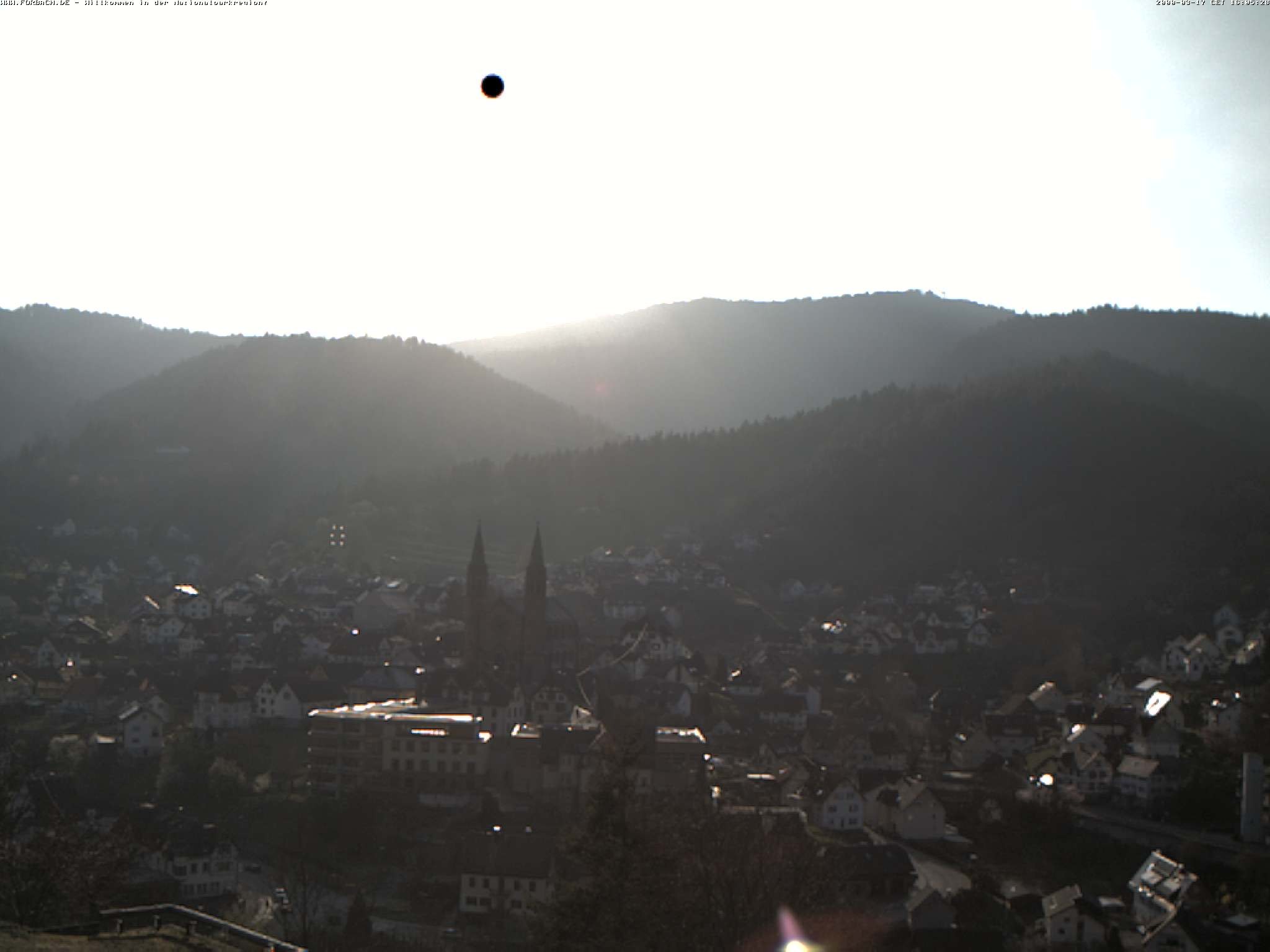 Archived image Webcam Forbach - Black Forest