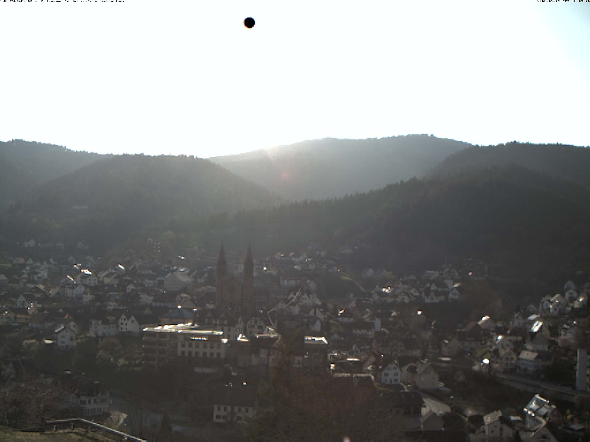 Archived image Webcam Forbach - Black Forest