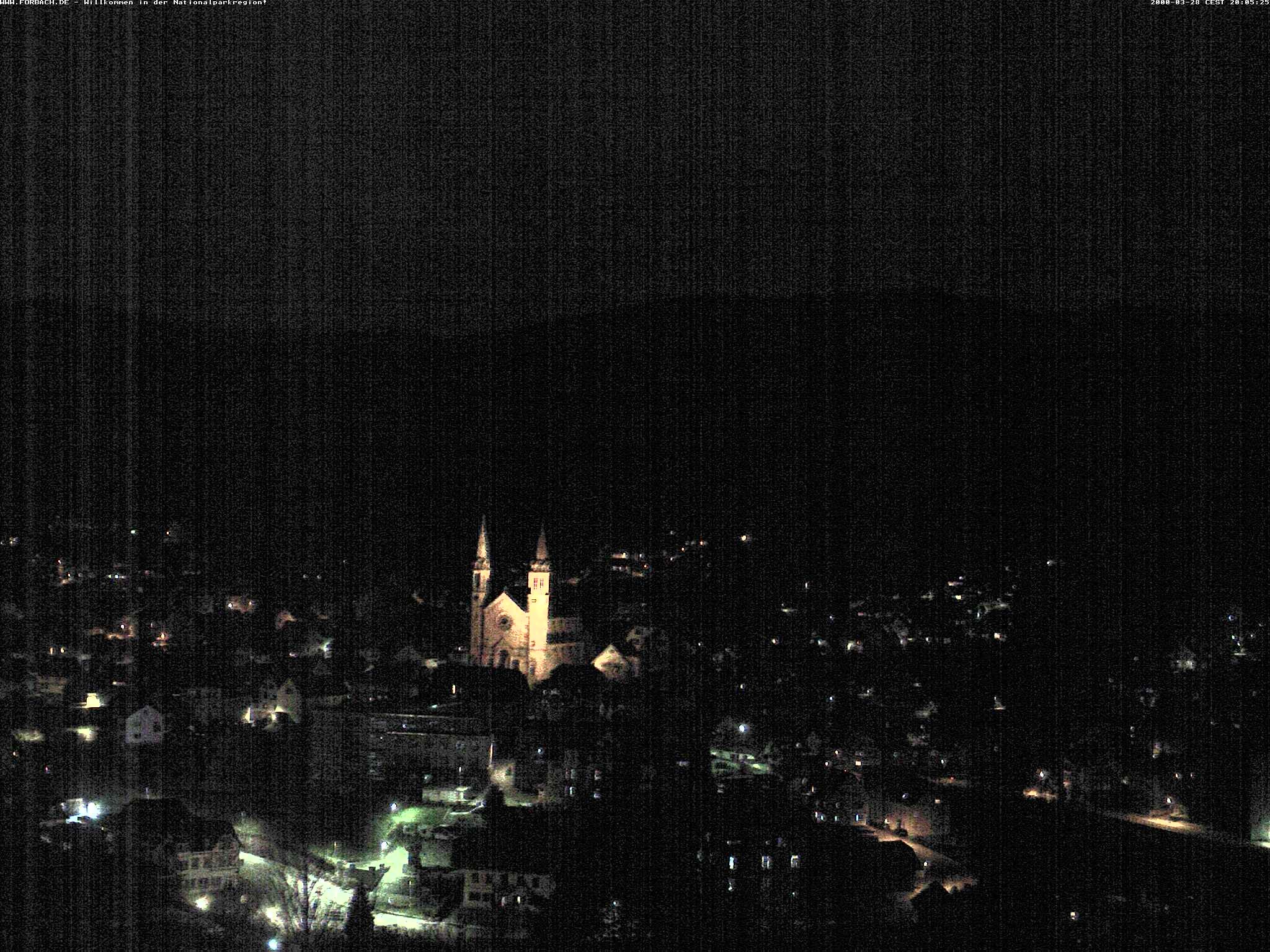 Archiv Foto Webcam Blick auf Forbach im Nordschwarzwald