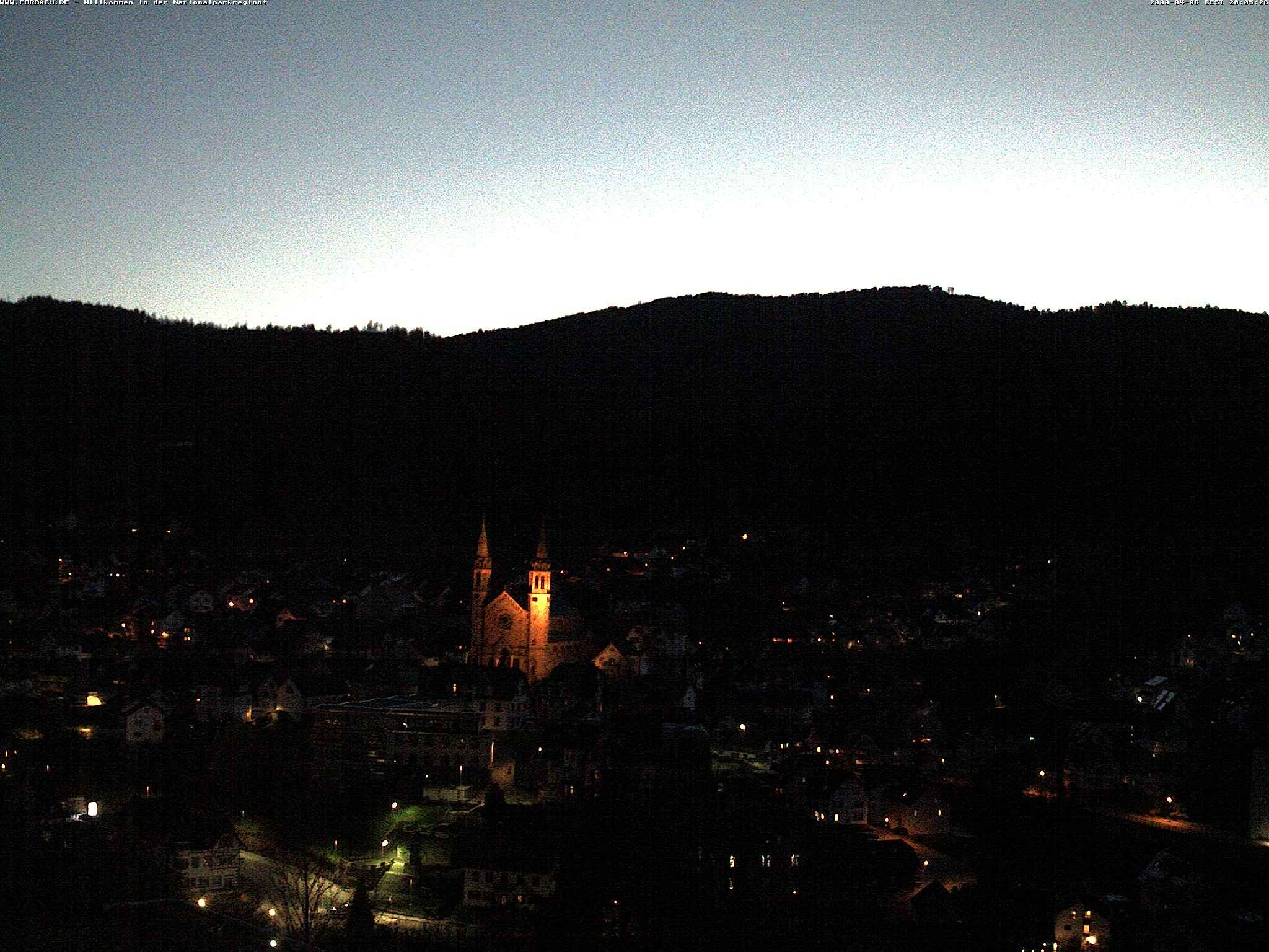 Archiv Foto Webcam Blick auf Forbach im Nordschwarzwald