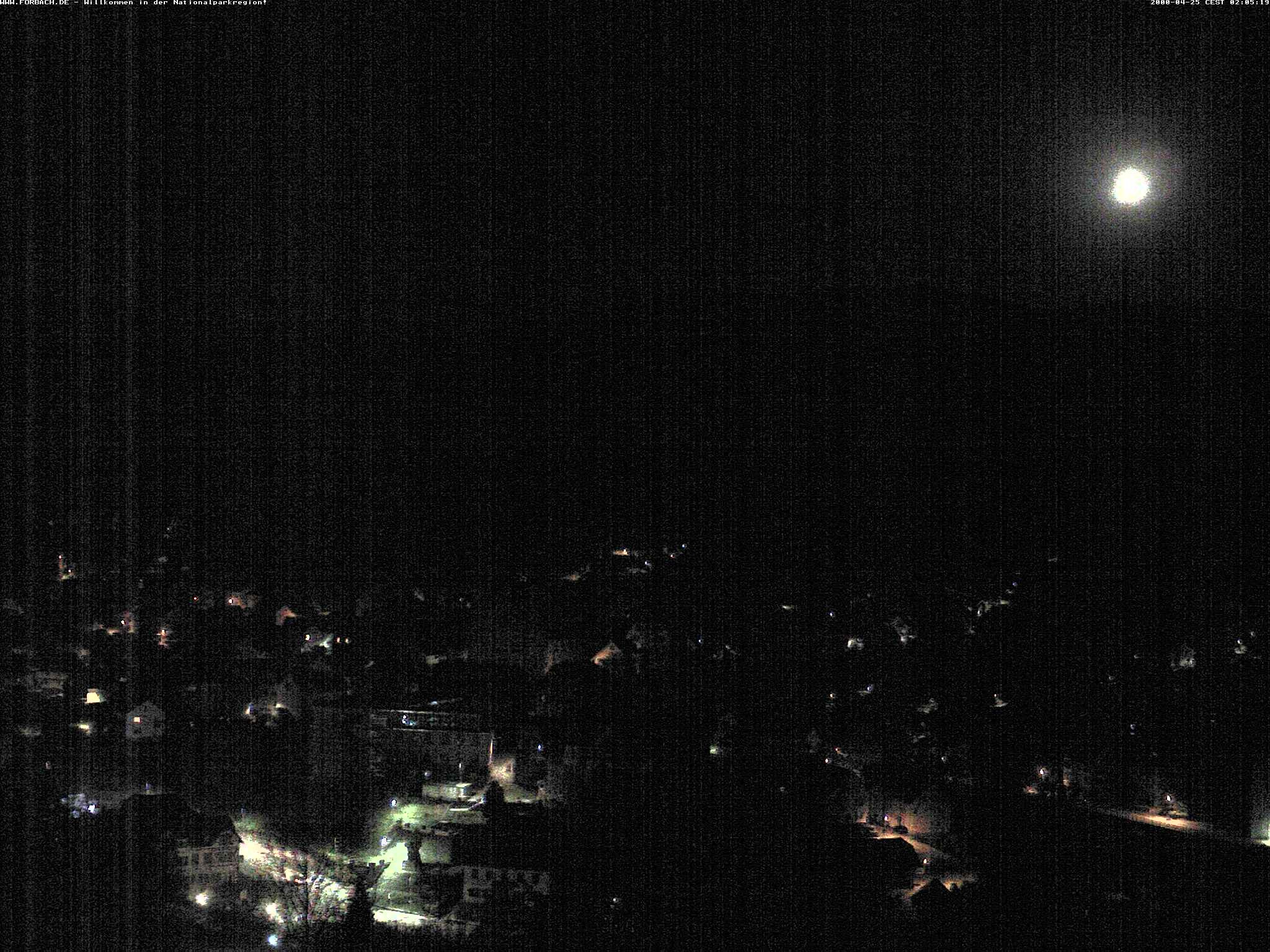 Archiv Foto Webcam Blick auf Forbach im Nordschwarzwald