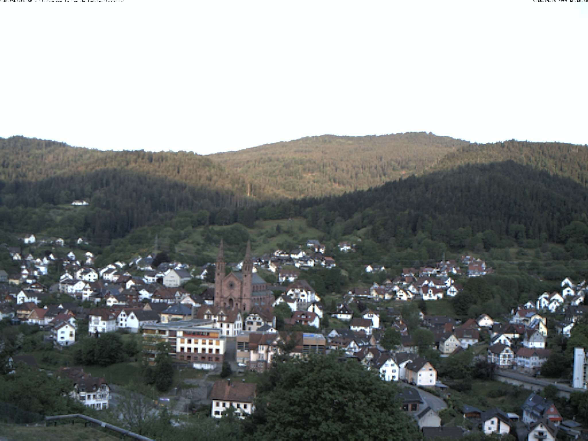 Archived image Webcam Forbach - Black Forest