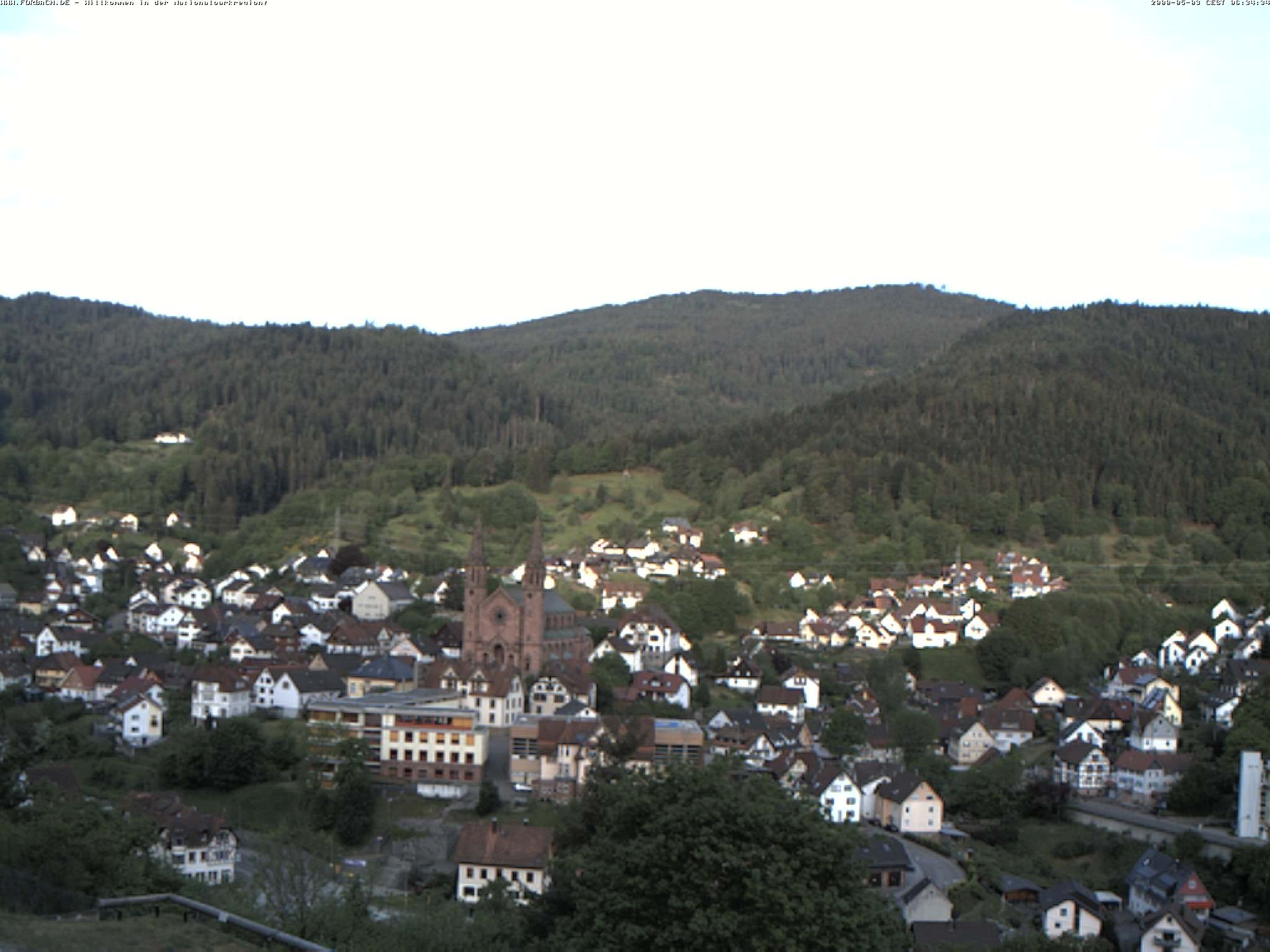 Archived image Webcam Forbach - Black Forest