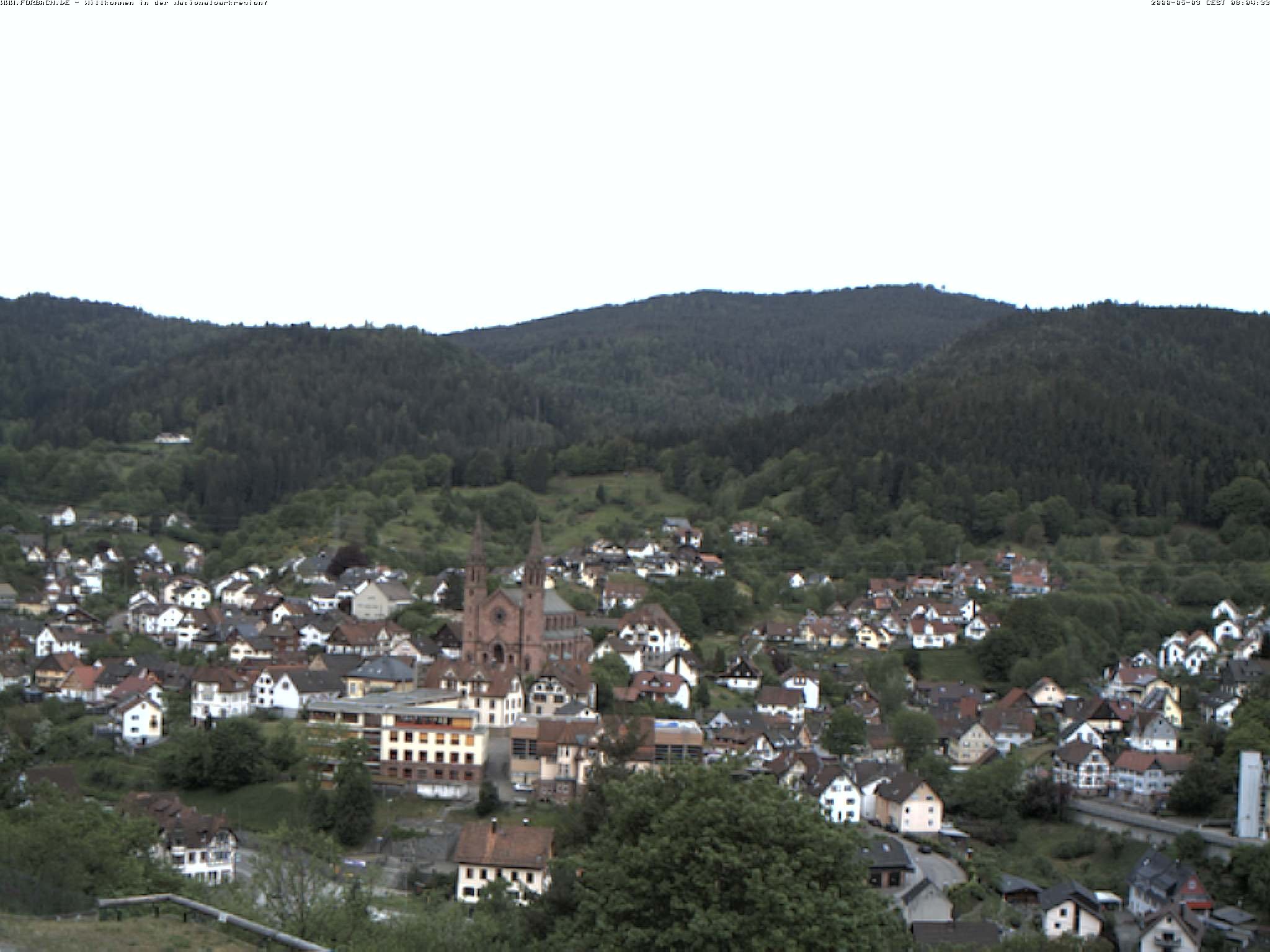 Archived image Webcam Forbach - Black Forest