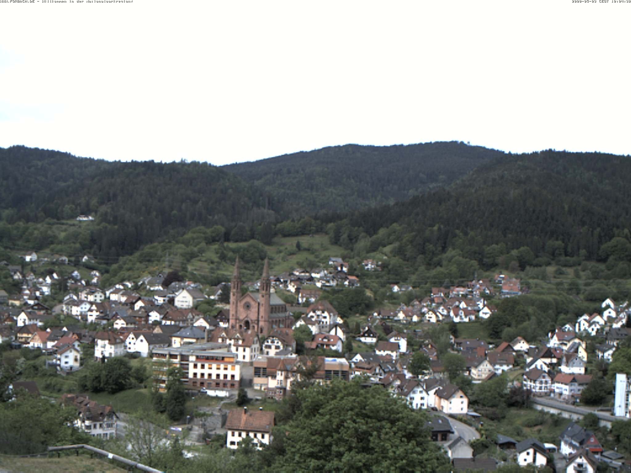 Archived image Webcam Forbach - Black Forest