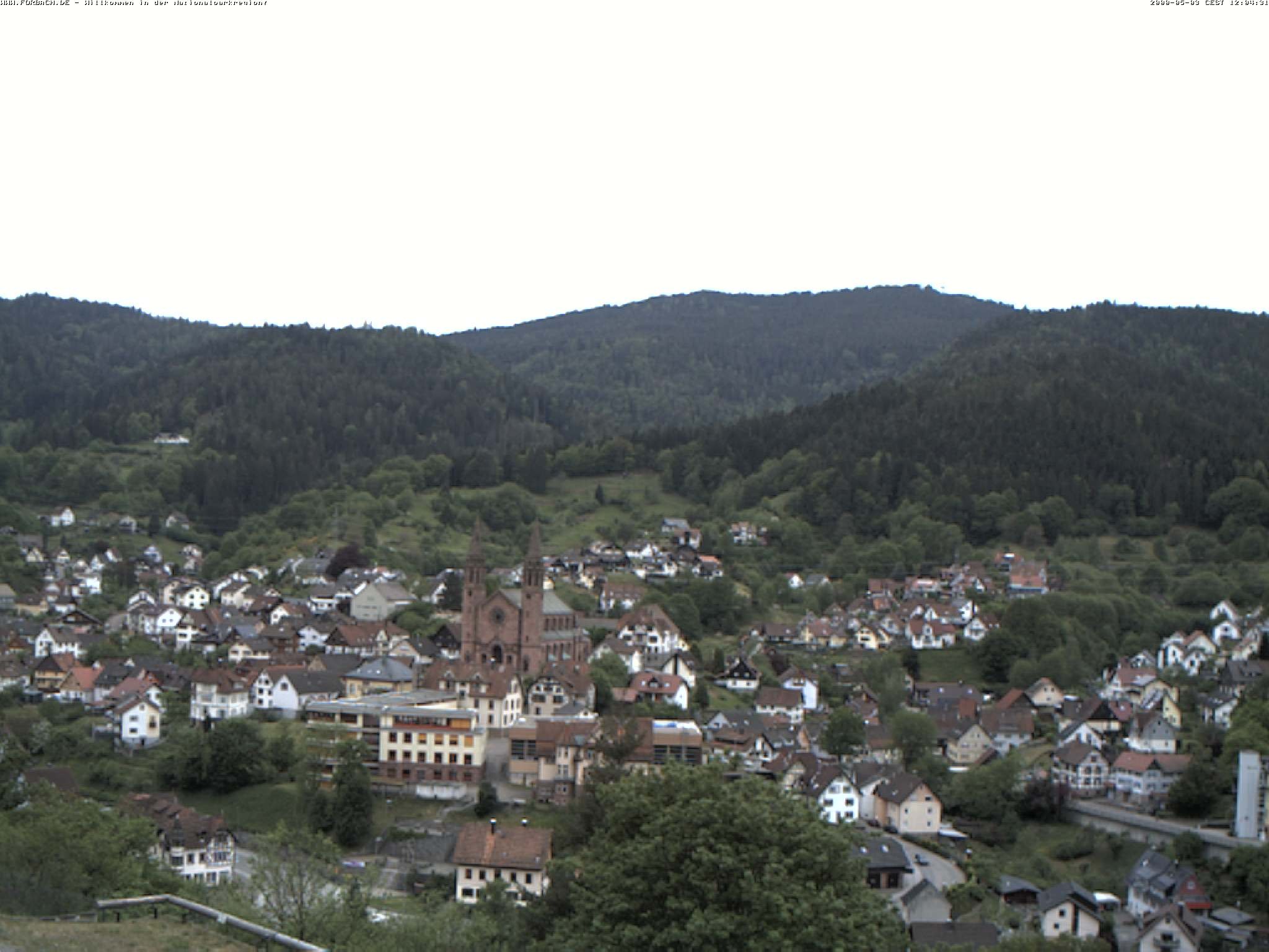 Archived image Webcam Forbach - Black Forest