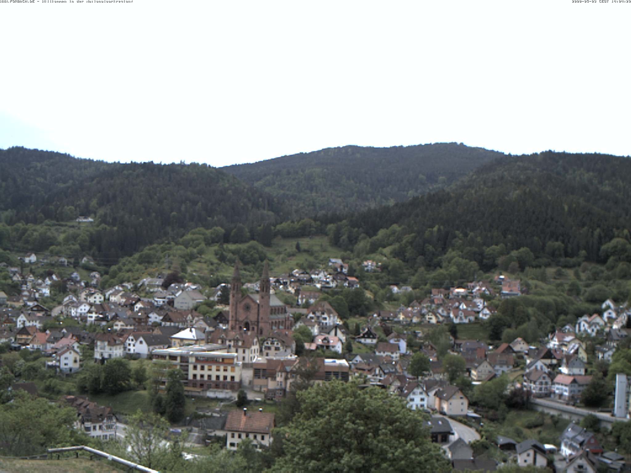 Archived image Webcam Forbach - Black Forest