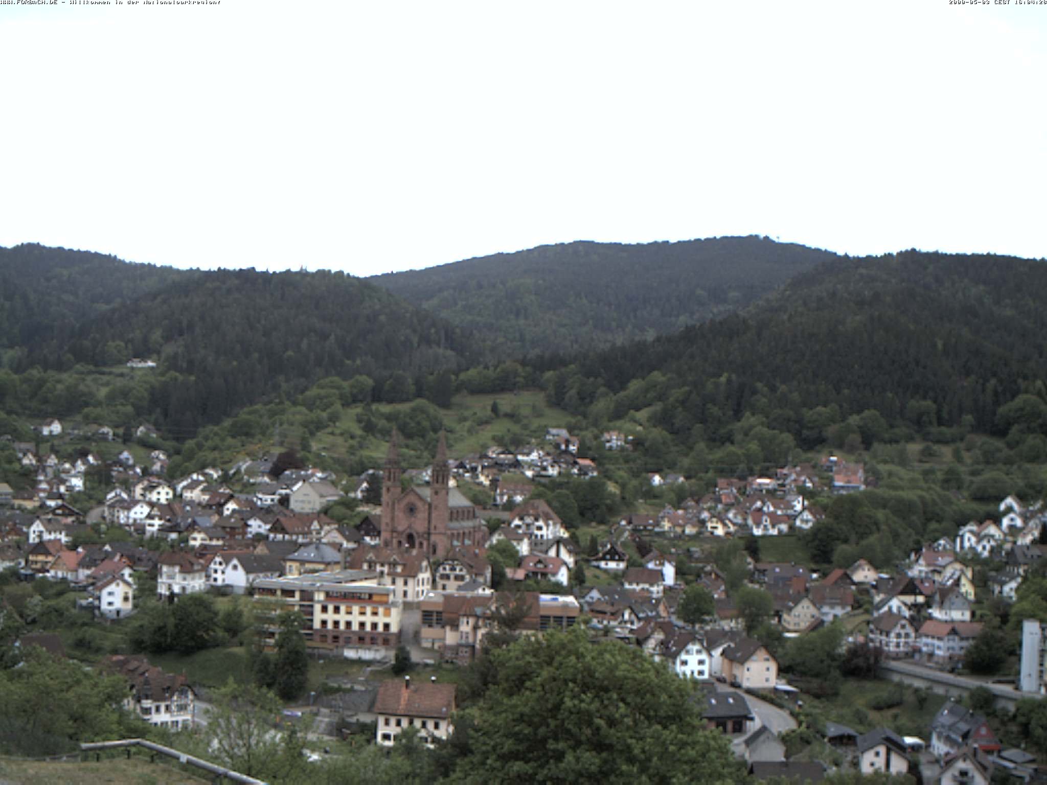Archived image Webcam Forbach - Black Forest