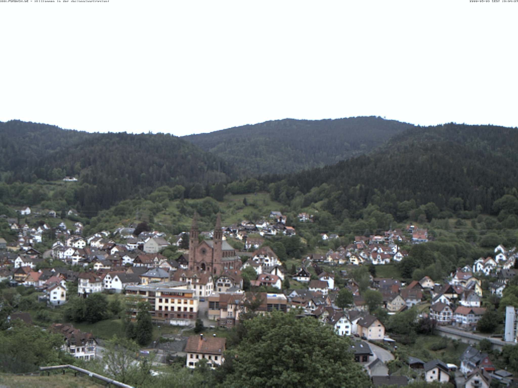 Archived image Webcam Forbach - Black Forest