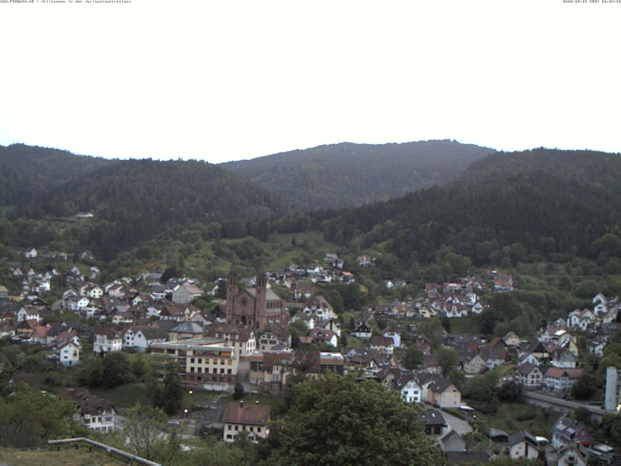Archived image Webcam Forbach - Black Forest