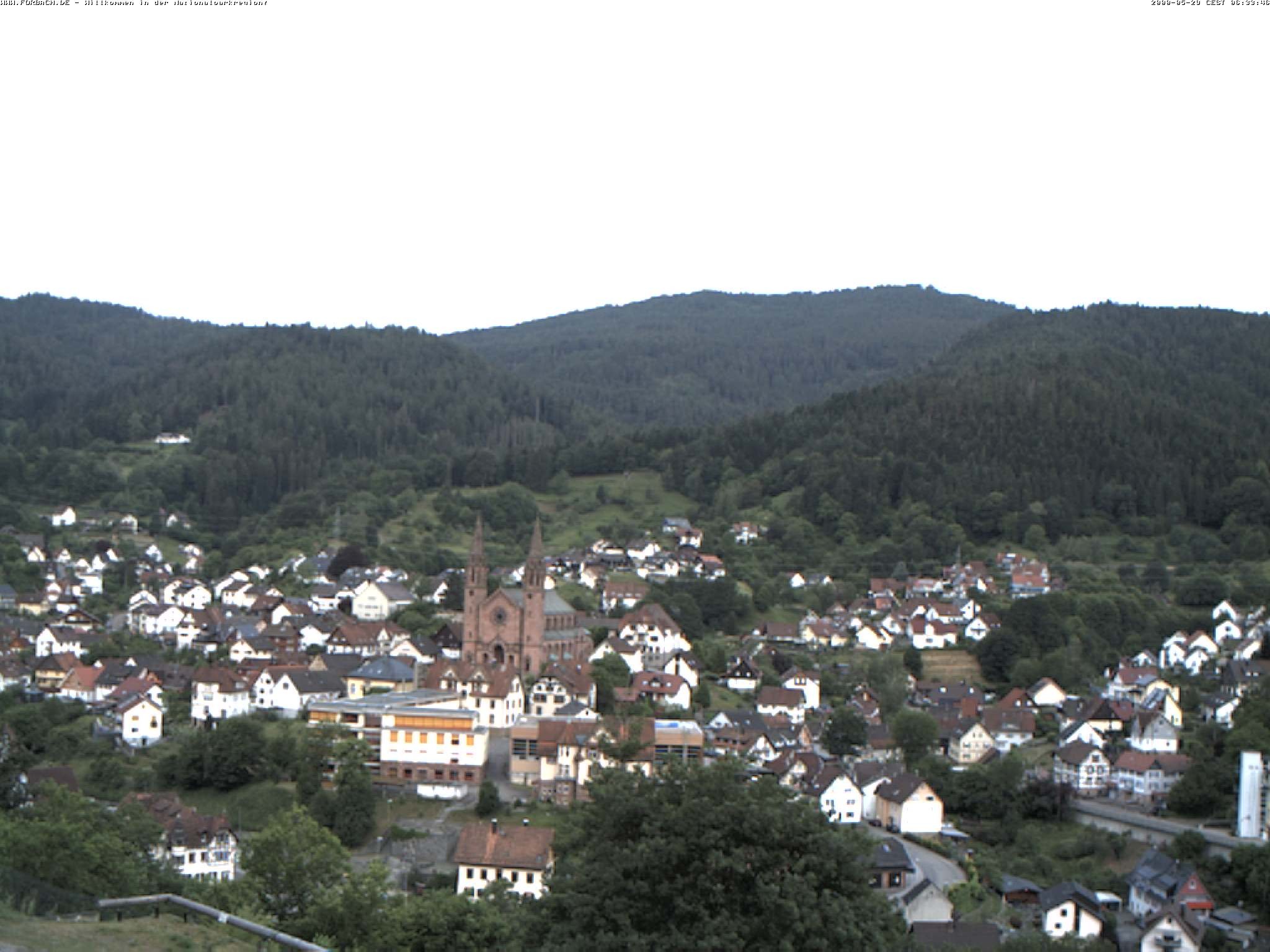 Archived image Webcam Forbach - Black Forest