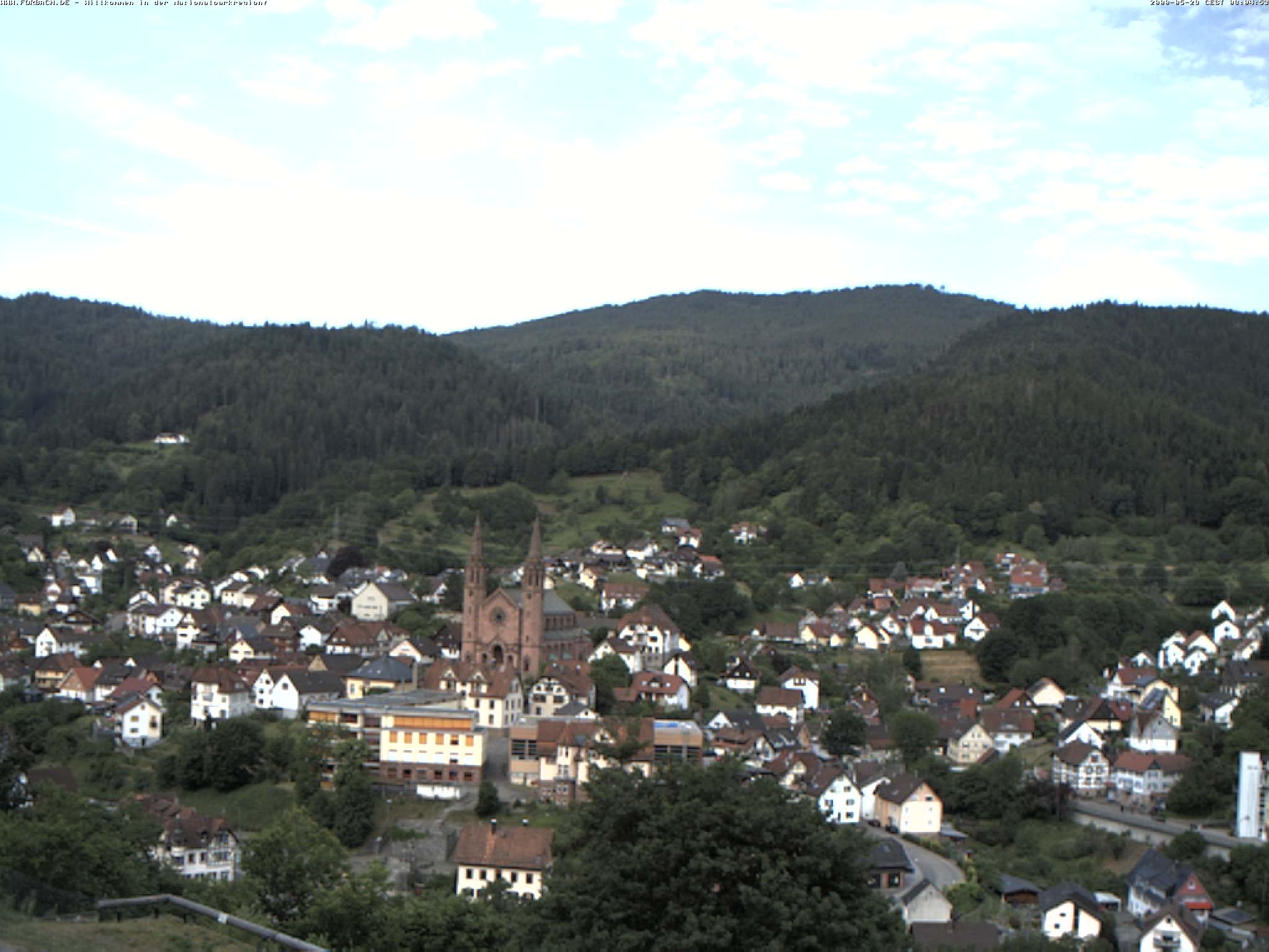 Archived image Webcam Forbach - Black Forest