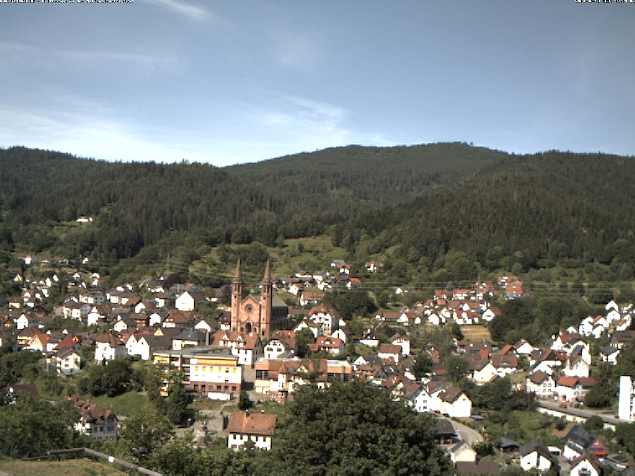 Archived image Webcam Forbach - Black Forest
