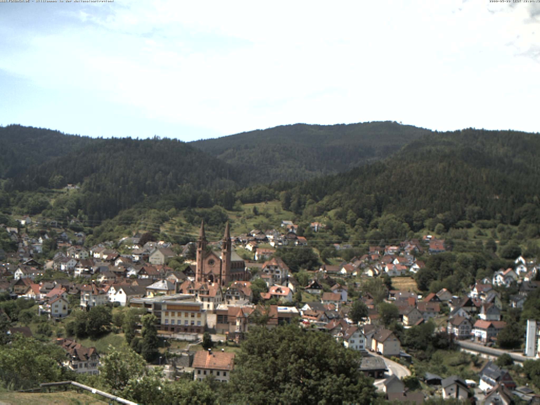 Archived image Webcam Forbach - Black Forest