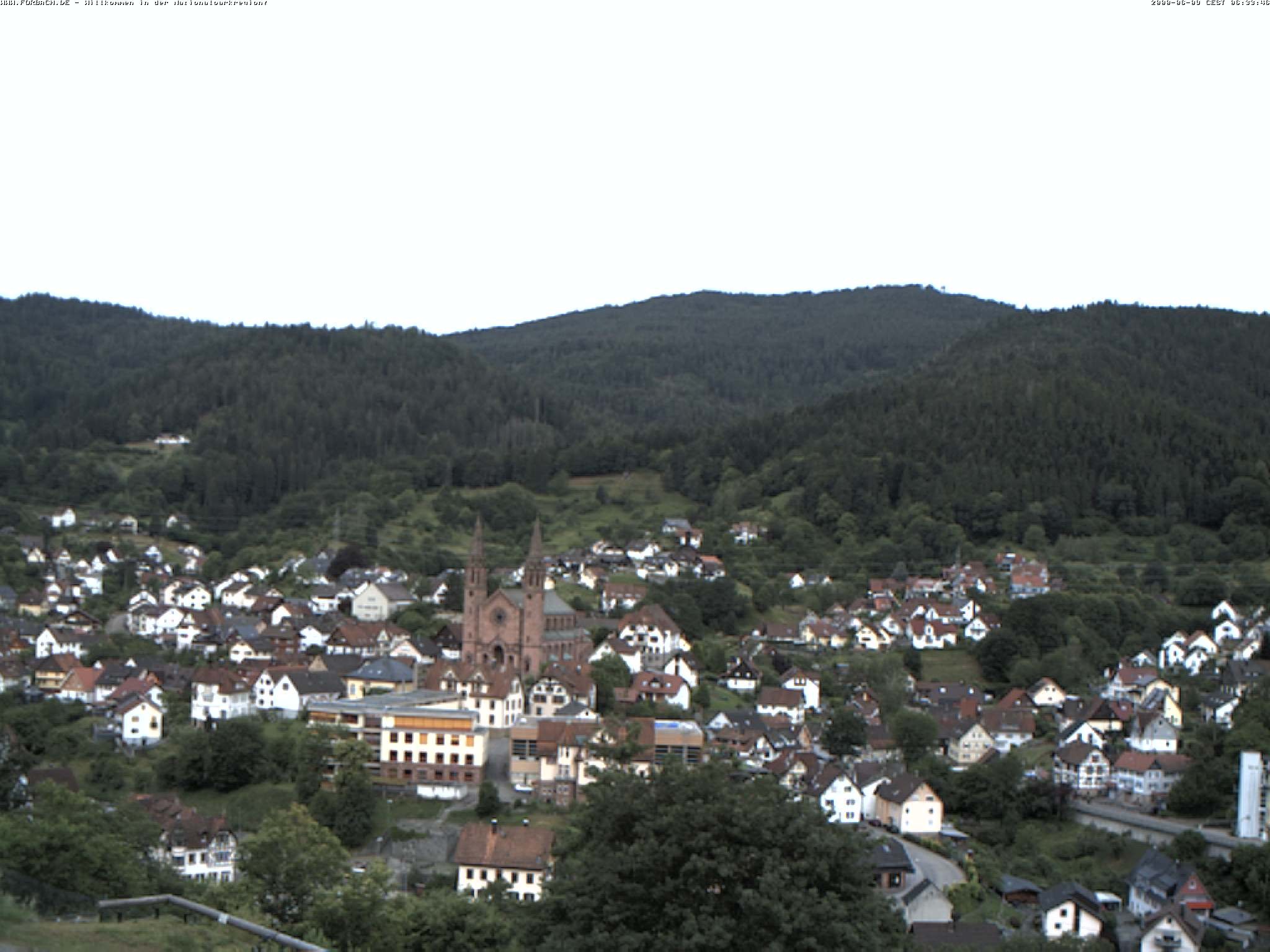 Archived image Webcam Forbach - Black Forest