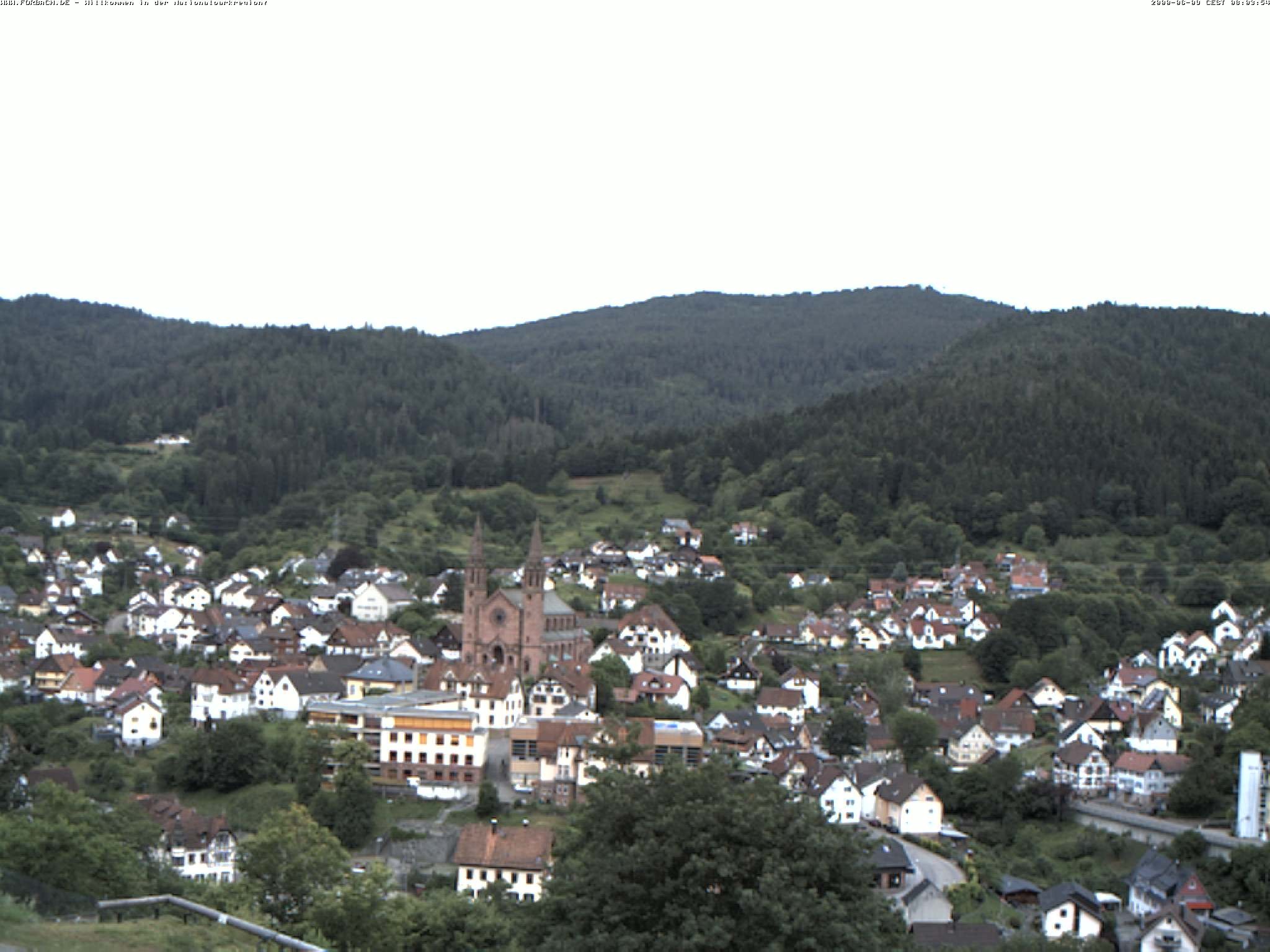 Archived image Webcam Forbach - Black Forest