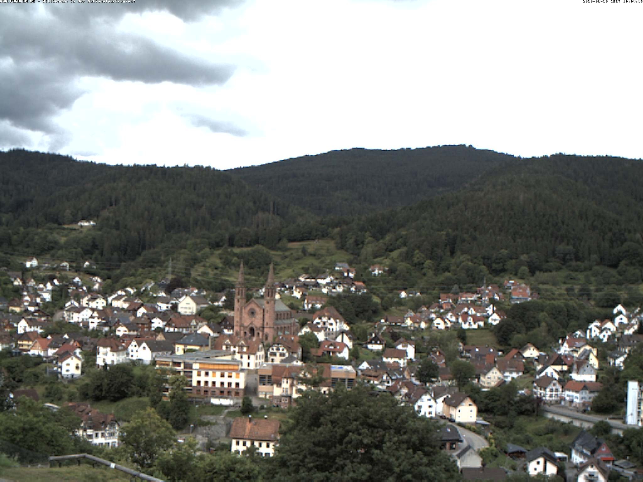 Archived image Webcam Forbach - Black Forest