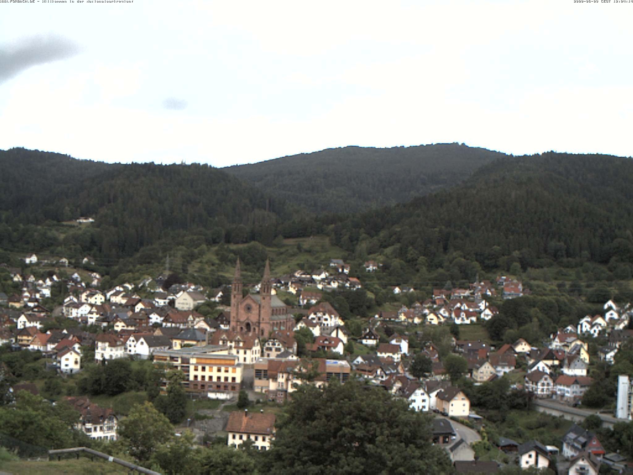 Archived image Webcam Forbach - Black Forest