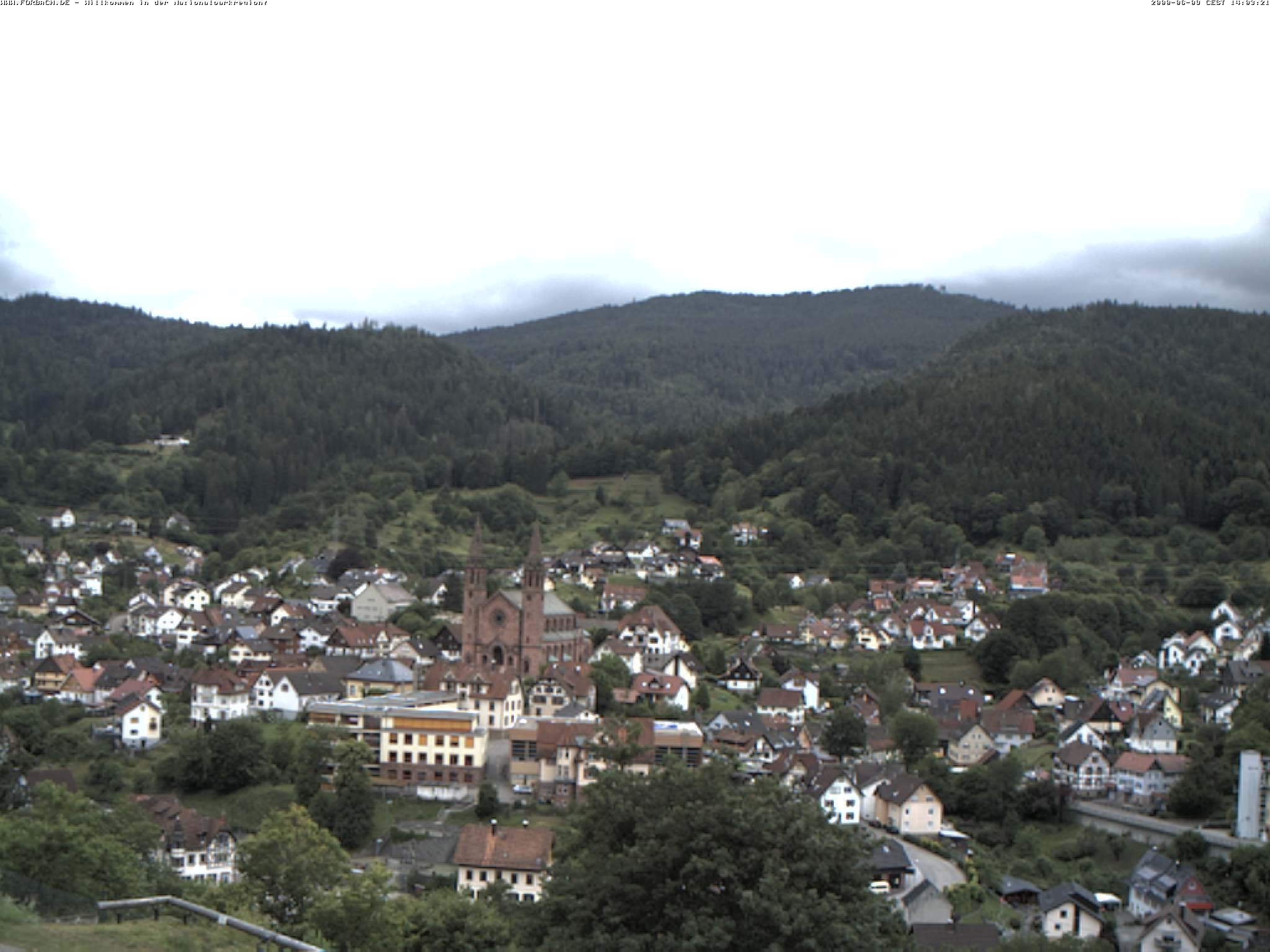 Archived image Webcam Forbach - Black Forest