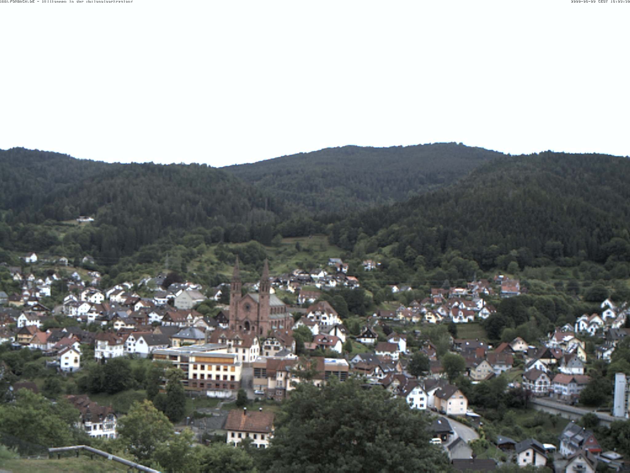 Archived image Webcam Forbach - Black Forest