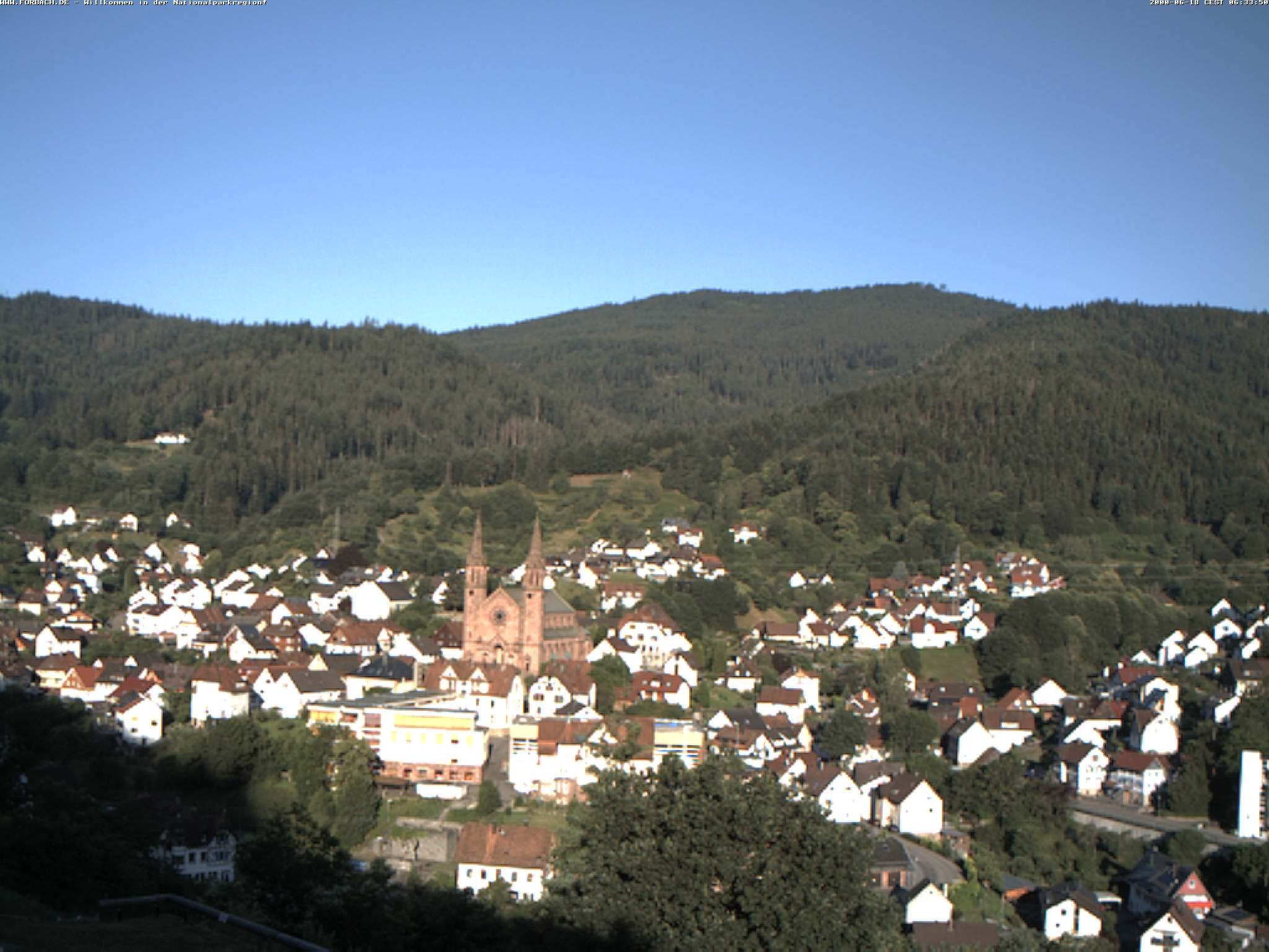 Archived image Webcam Forbach - Black Forest